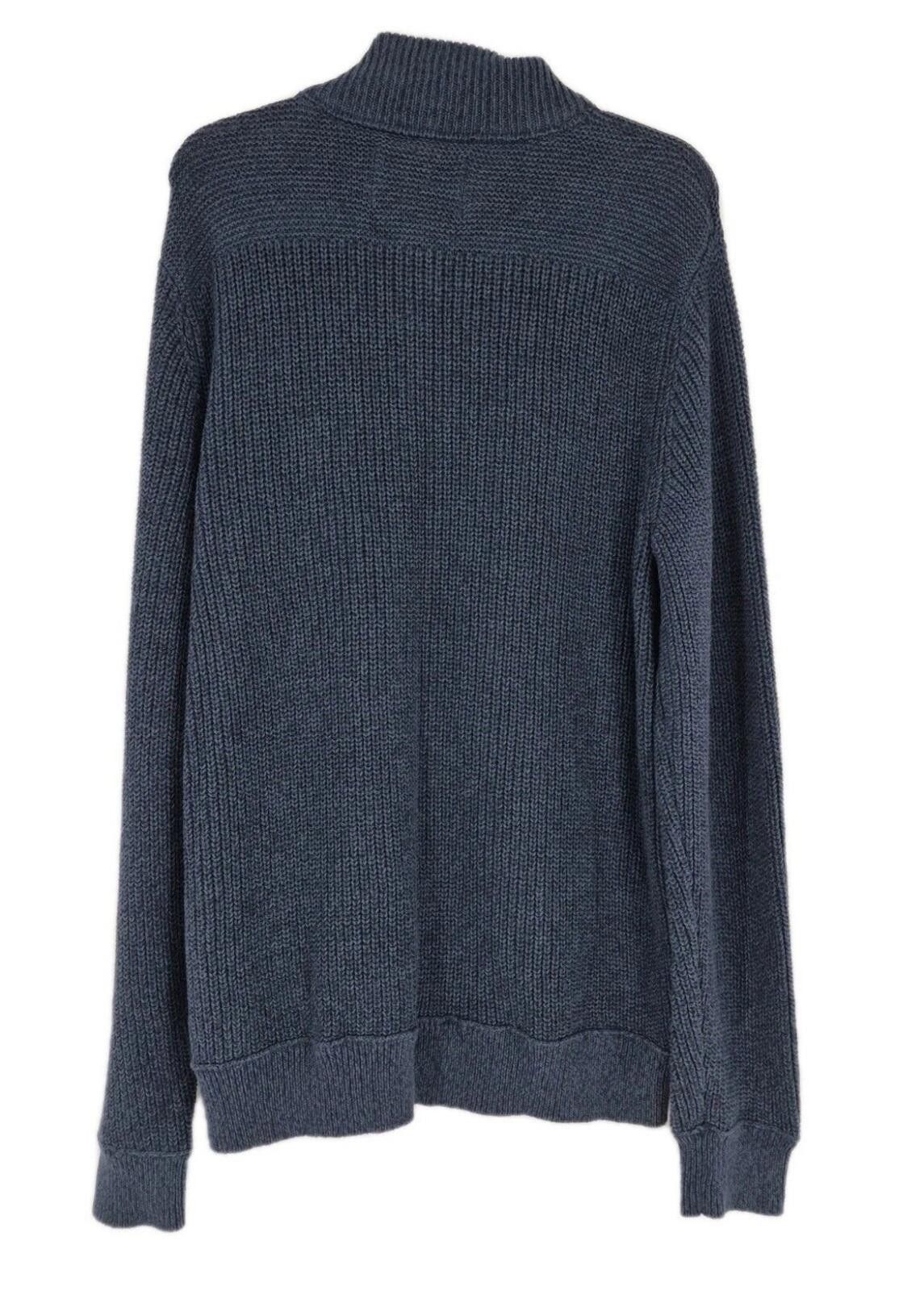 Eddie Bauer XLT Eddie Bauer Men’s Ribbed Knit Full Zip Mock Neck Sweater Size US XL / EU 56 / 4 - 3 Thumbnail
