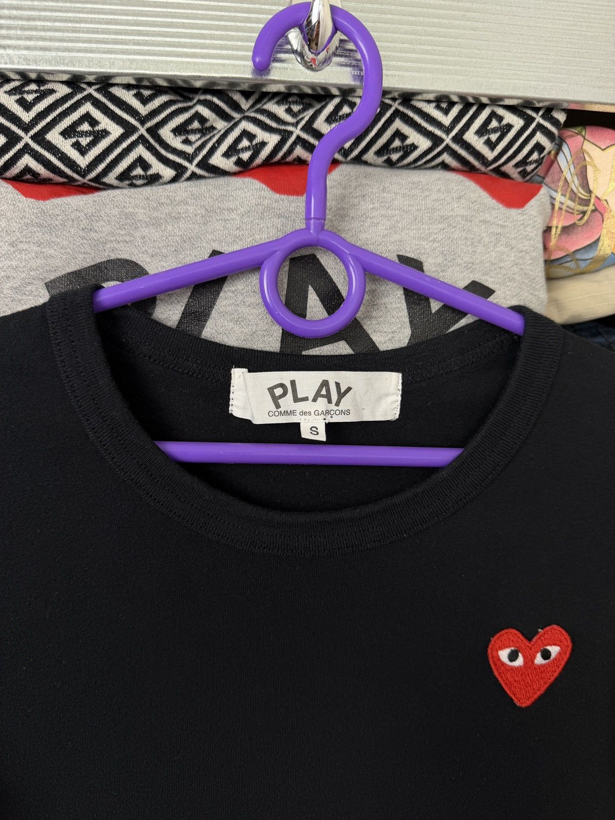Comme des Garcons PLAY Comme Des Garcons Play CDG White y2k Tee Size US S / EU 44-46 / 1 - 6 Thumbnail