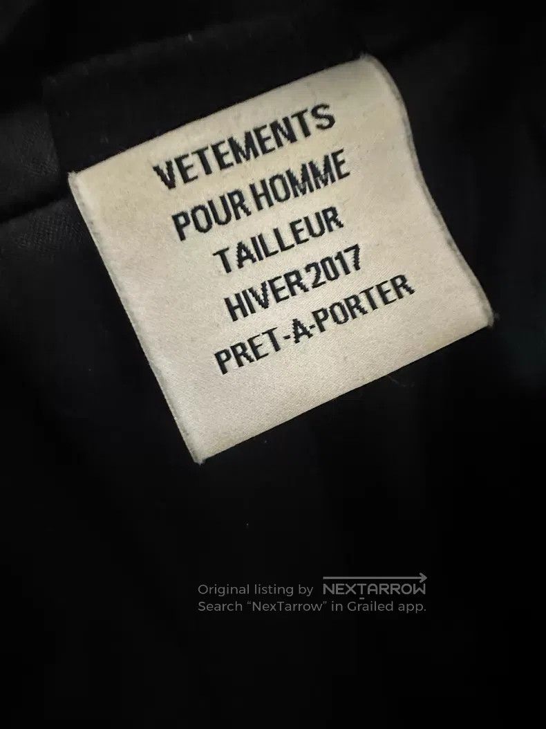 Vetements VETEMENTS Original shoulder pad coat Size US S / EU 44-46 / 1 - 4 Thumbnail