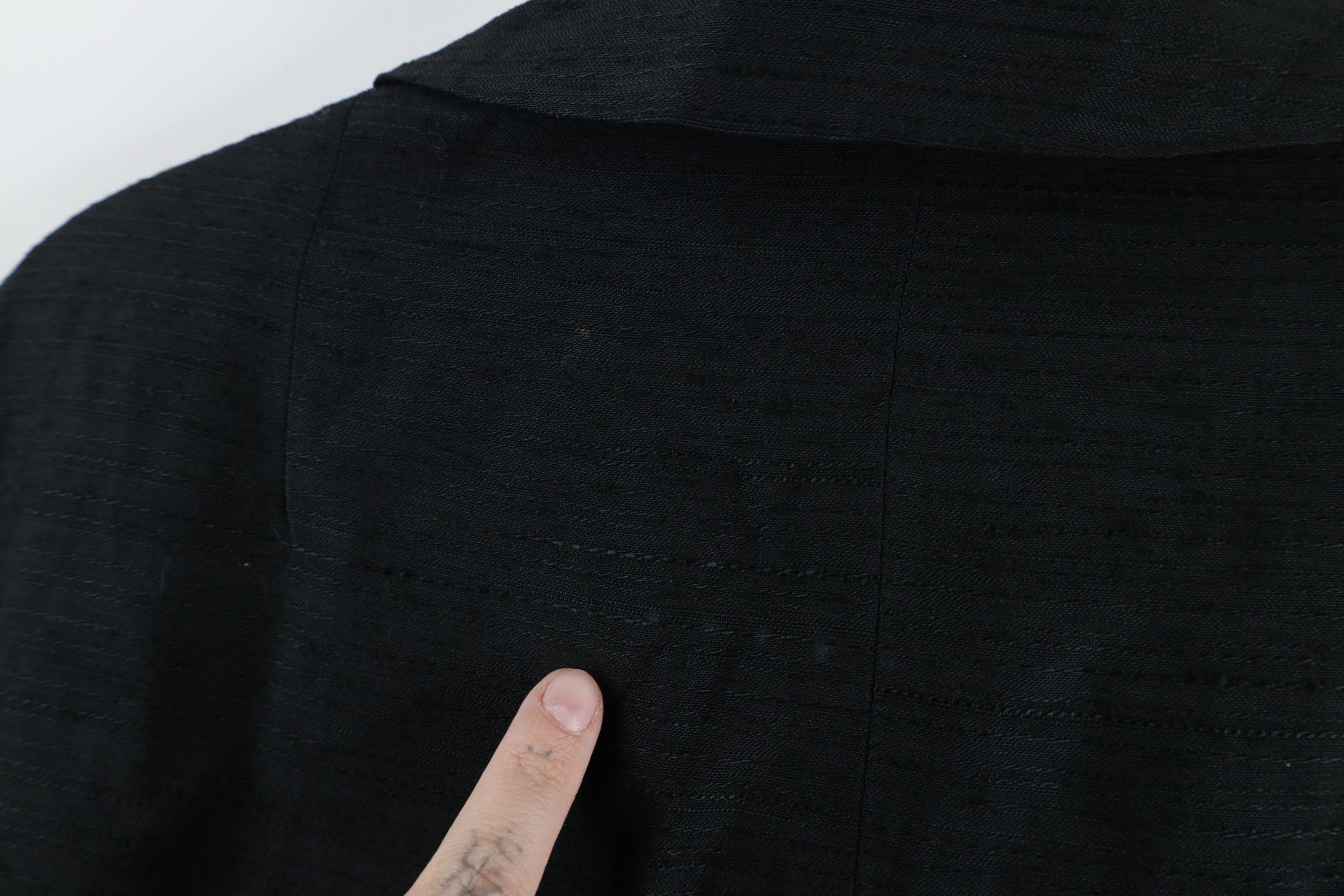 Vintage Vintage 50s 60s Rockabilly Rayon Big Button Trench Coat USA Size L / US 10 / IT 46 - 10 Thumbnail