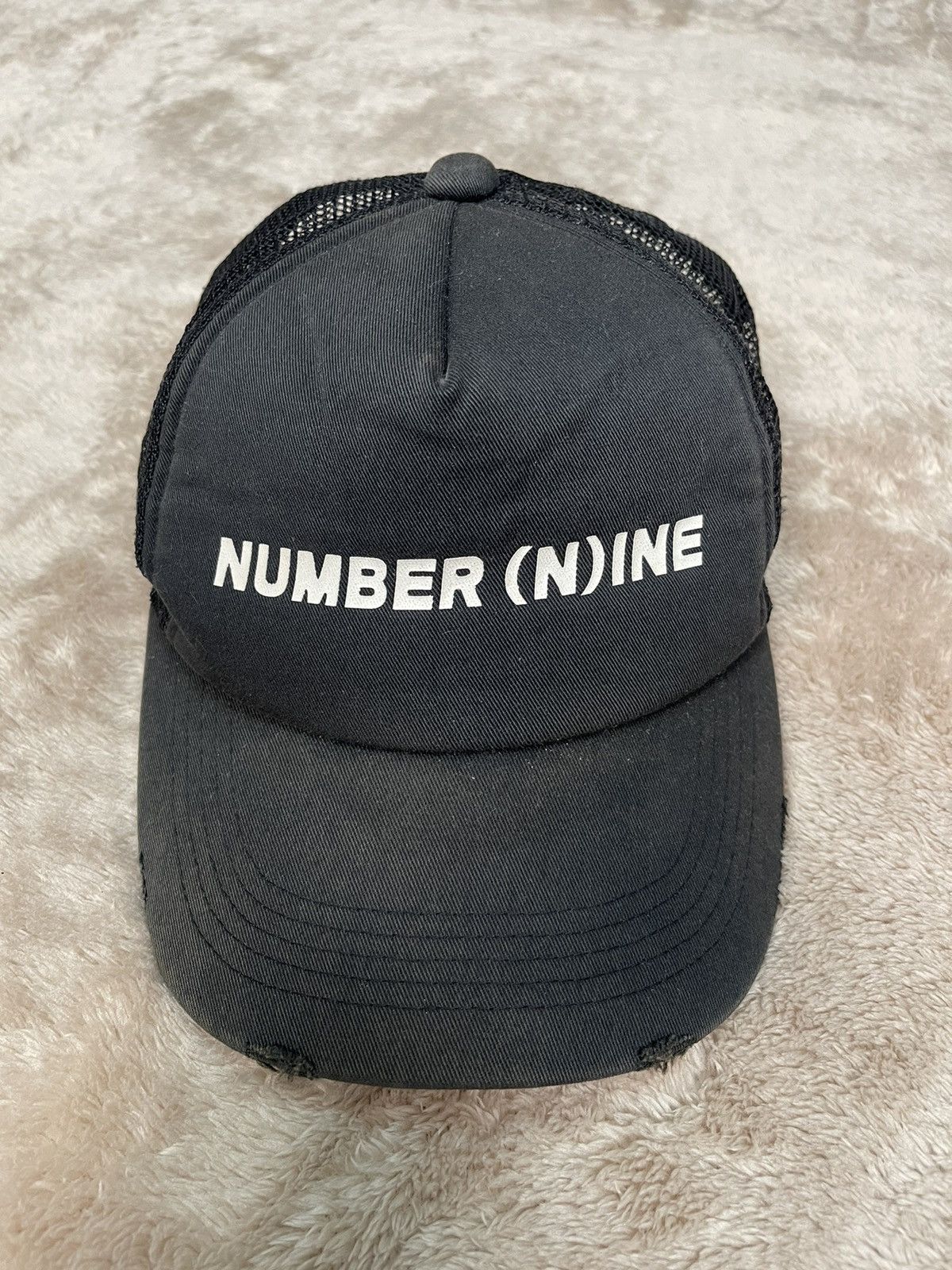 Number (N)ine Number Nine Snapback Trucker Distressed Design Size ONE SIZE - 1 Thumbnail