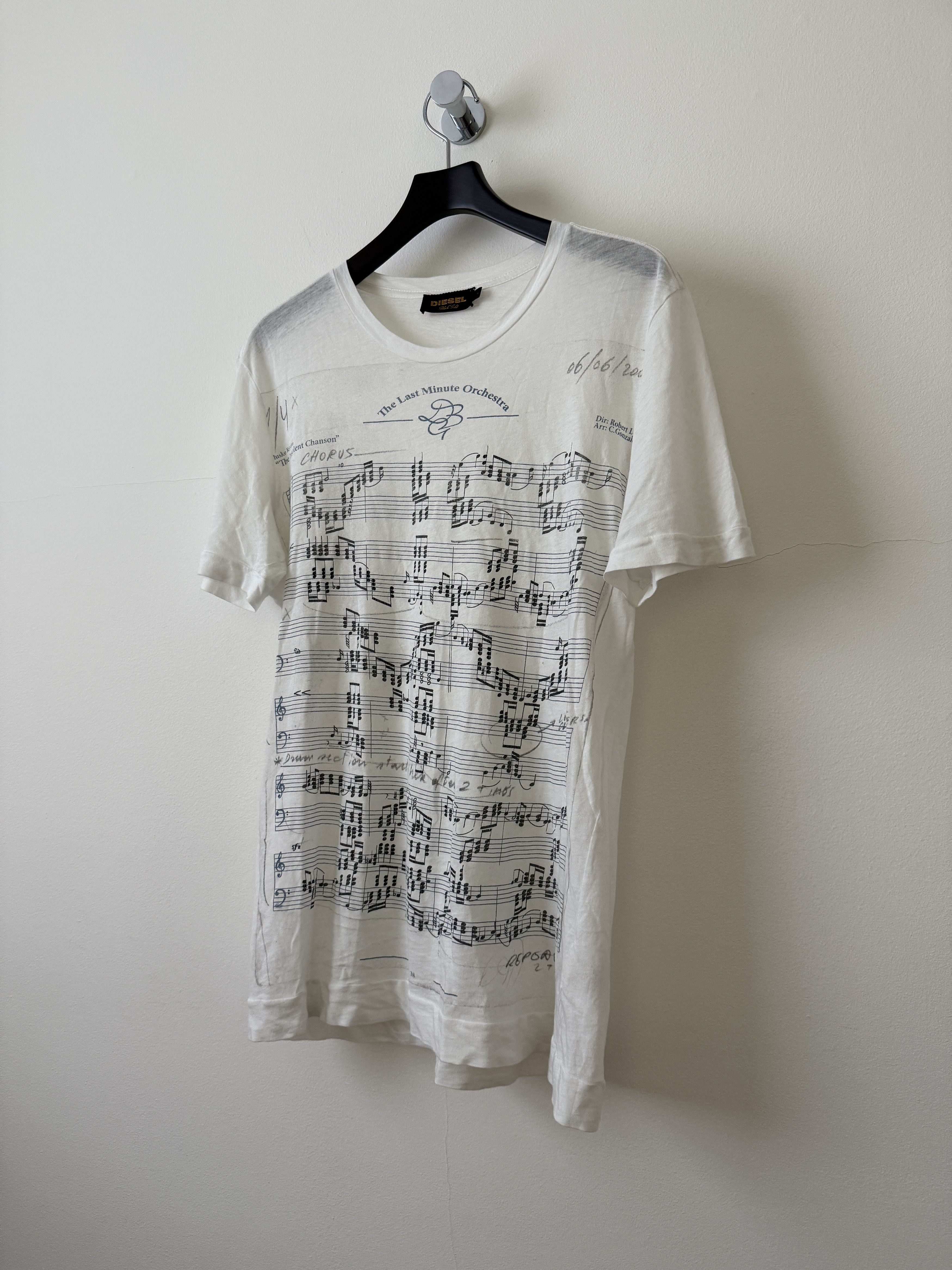 Diesel Black Gold Piano Sheet Music Tee Size US S / EU 44-46 / 1 - 3 Thumbnail