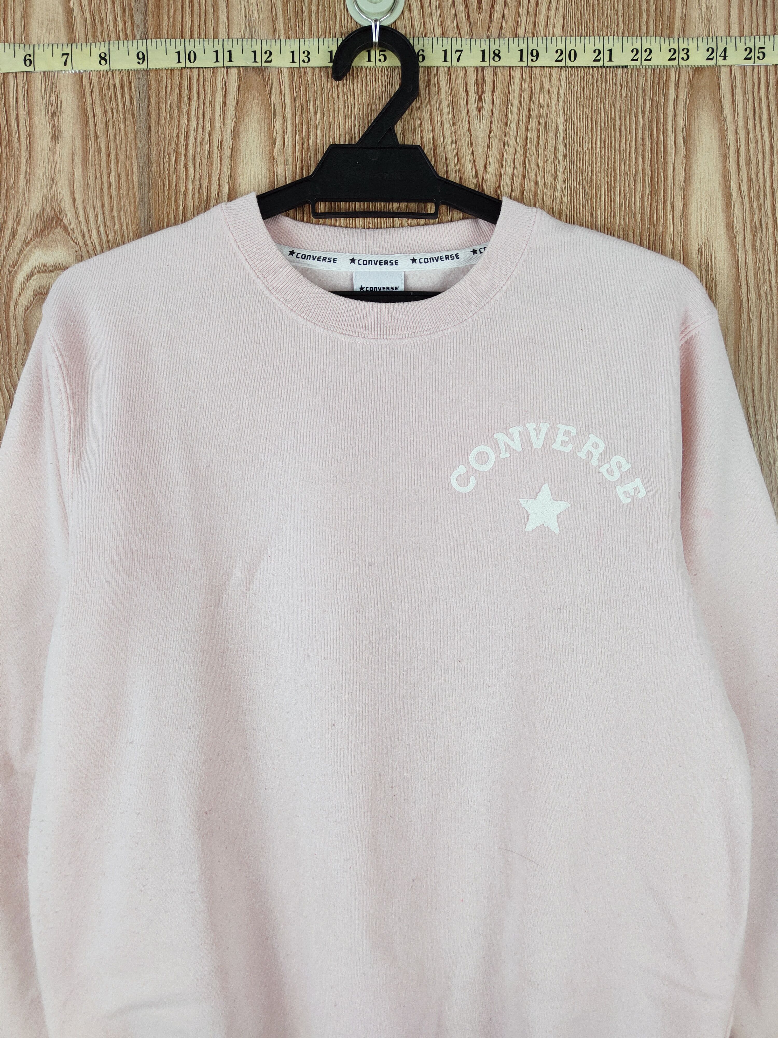 Converse × Vintage Vintage Converse Pink Sweatshirts (Authentic stuff) Size M / US 6-8 / IT 42-44 - 2 Thumbnail