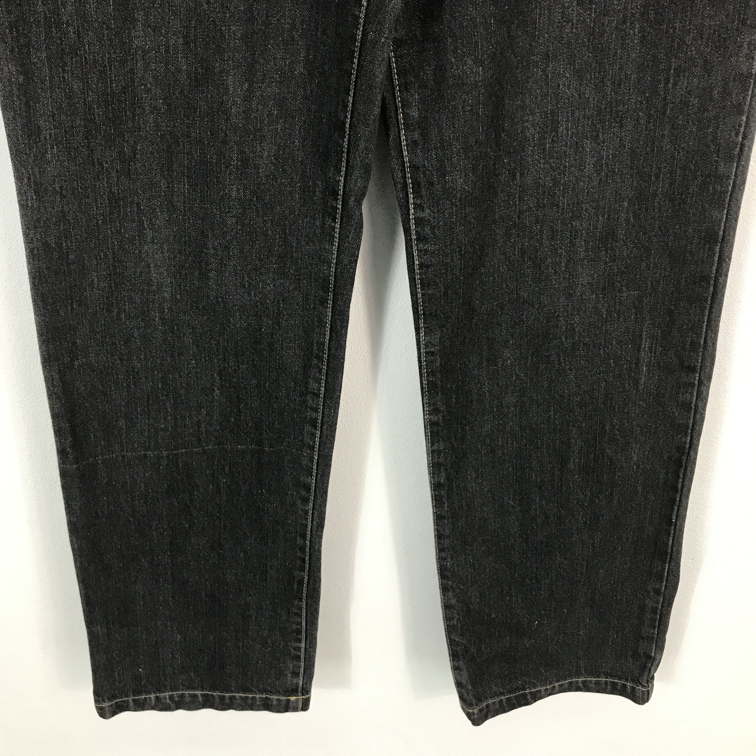 Japanese Brand Japan brand black denim leflah jeans pants Size US 31 - 3 Thumbnail
