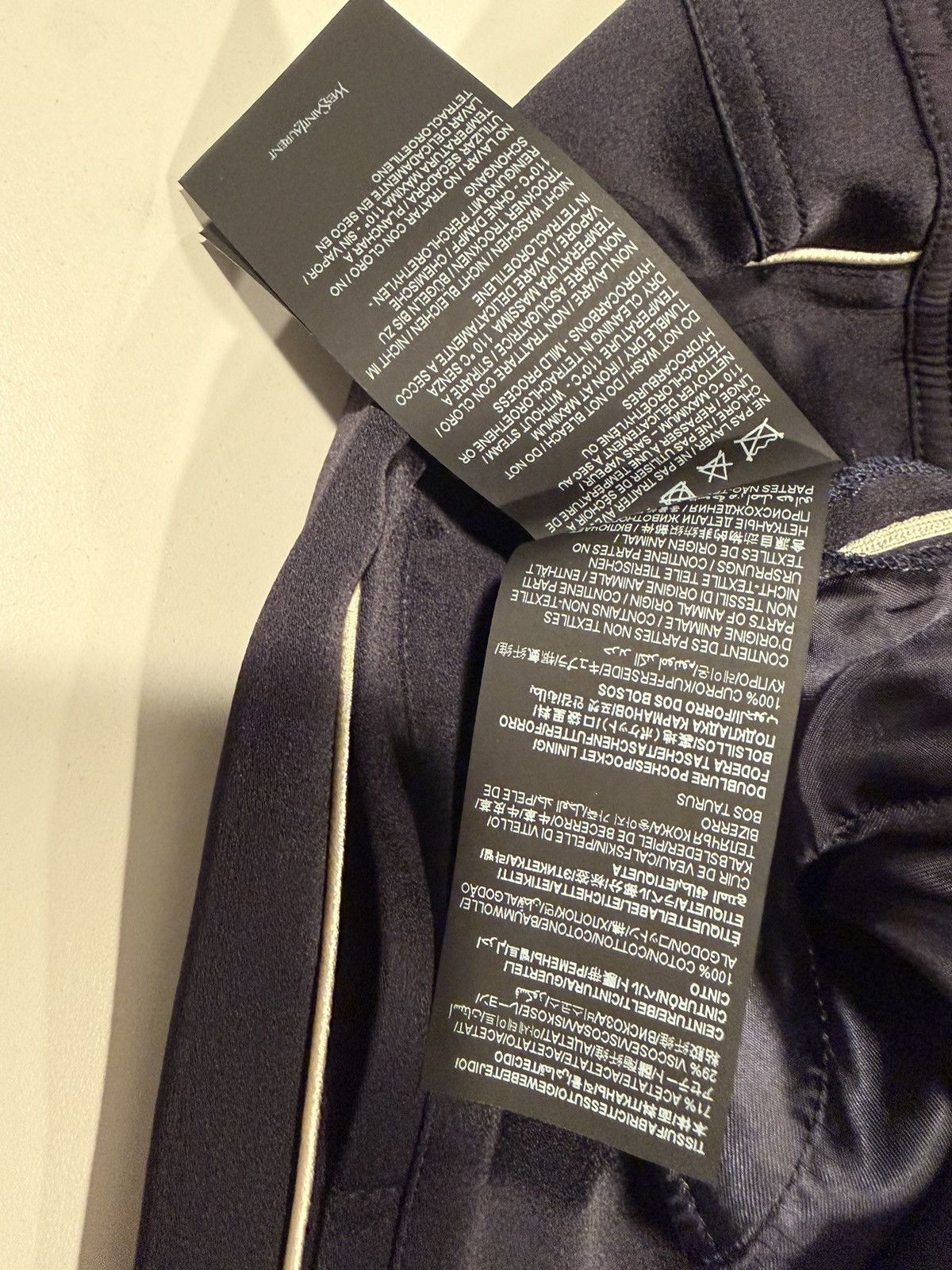 Saint Laurent Paris Saint laurent mens satin joggers. 46/M. $1360 Size US 34 / EU 50 - 5 Thumbnail