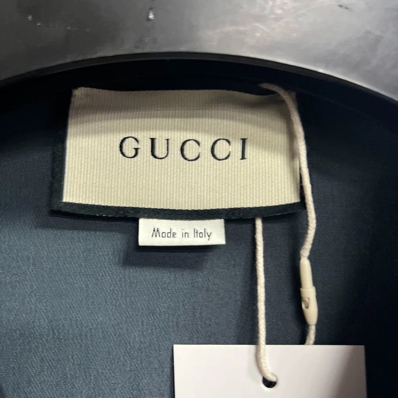 Gucci Gucci Black color-blocked striped embroidery pattern logo s Size US L / EU 52-54 / 3 - 2 Thumbnail