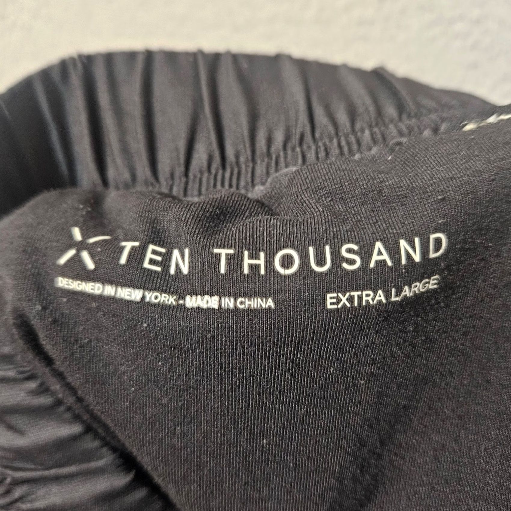 Ten Thousand Ten Thousand Lined Active Shorts Men's Size XL 9" Black Workout Gym Size US 36 / EU 52 - 4 Thumbnail