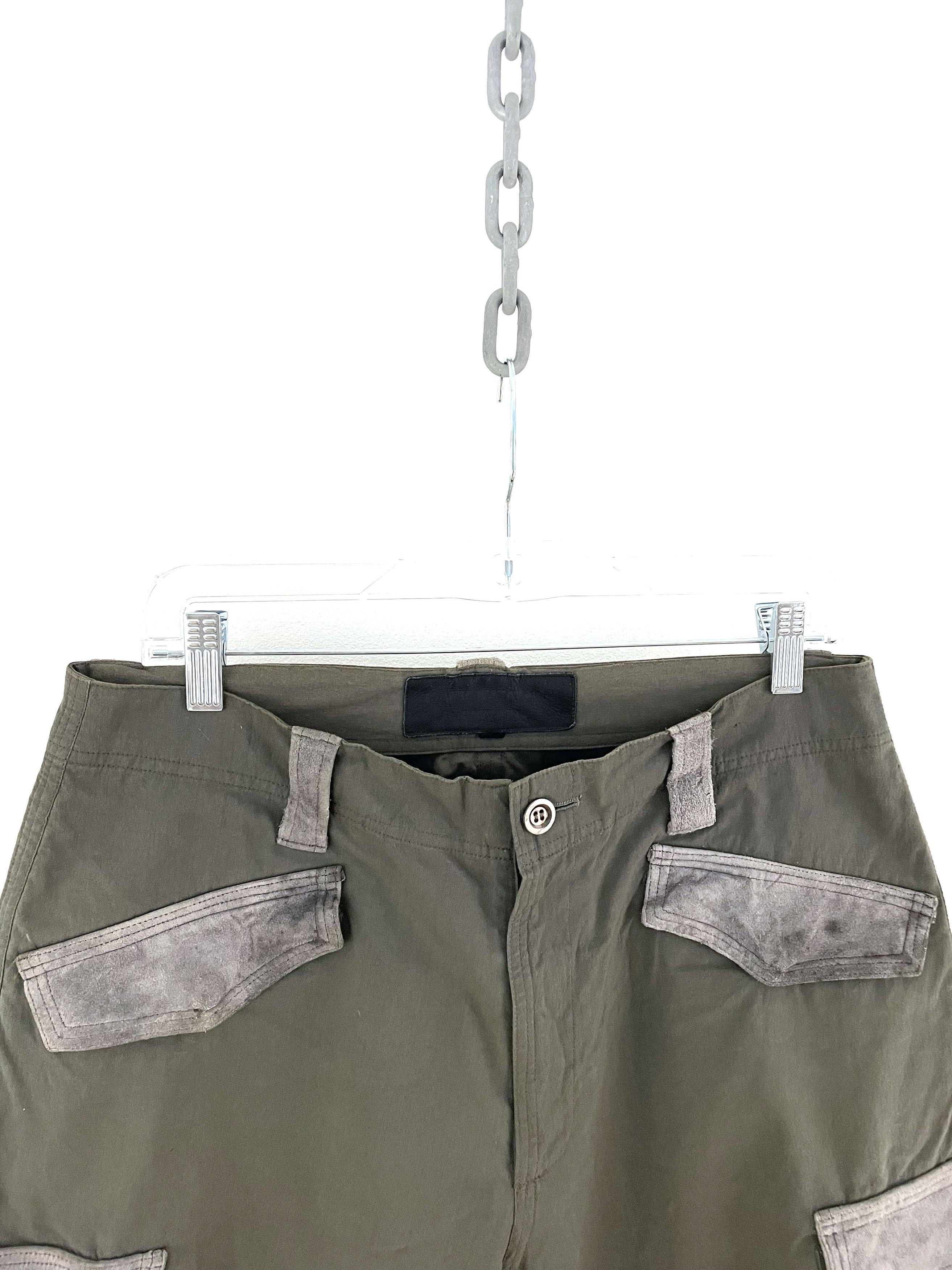 Isamu Katayama Backlash Suede Trim Cargo Pants Size US 32 / EU 48 - 3 Thumbnail