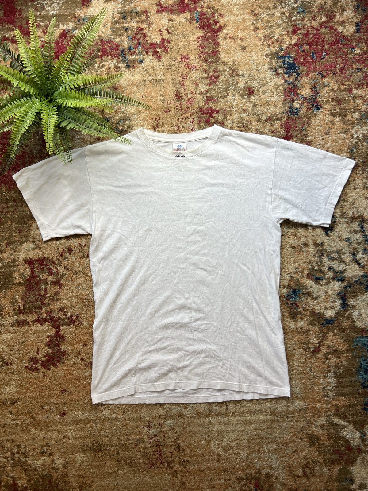 Adidas × Vintage 🕊️ 90’s ADIDAS TEAM RETRO Y2K BIG BACK LOGO TEE Size US M / EU 48-50 / 2 - 2 Thumbnail