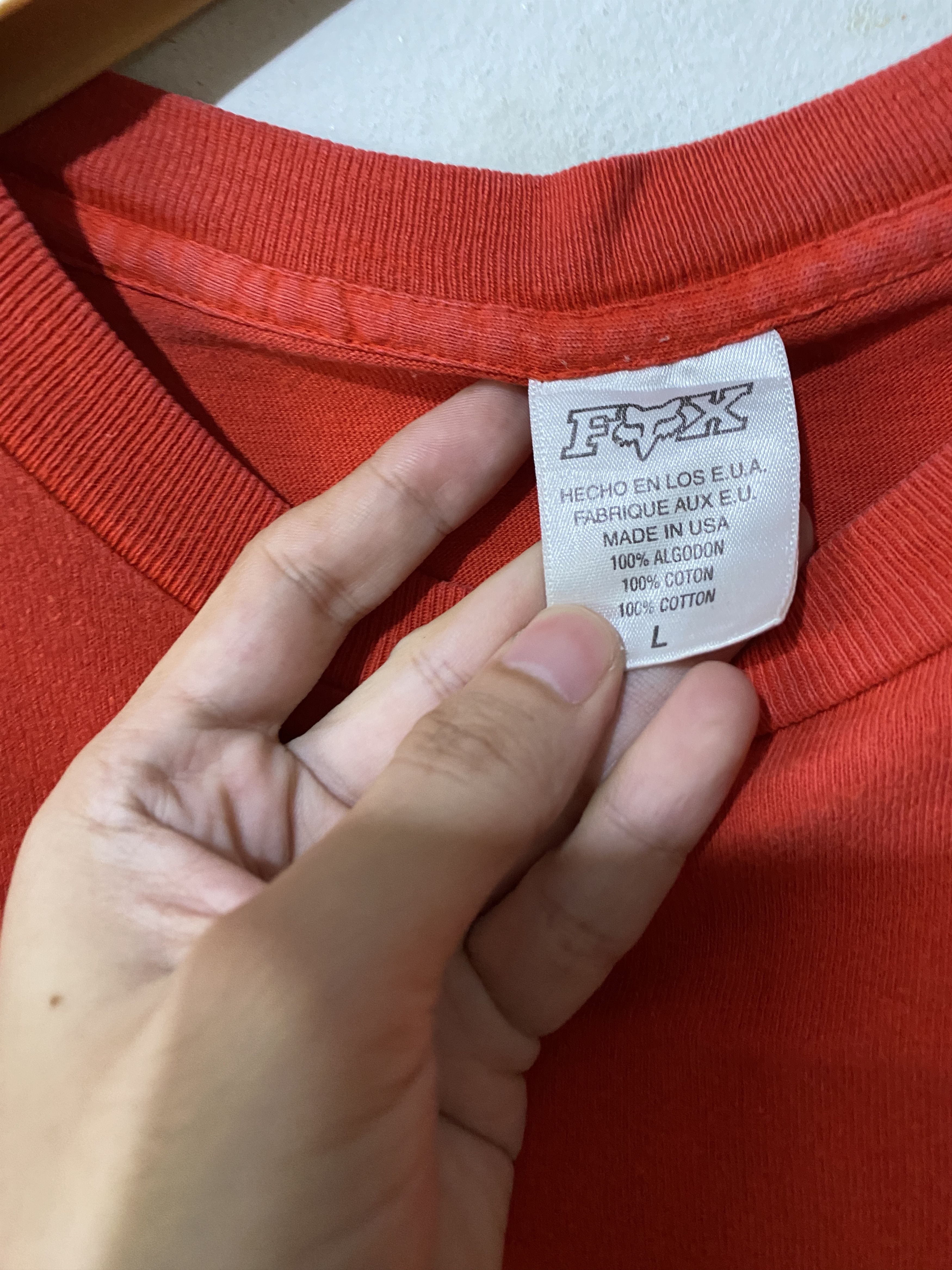 Fox Racing × Vintage Vintage 90s Fox Racing Shirt Size US XL / EU 56 / 4 - 5 Thumbnail