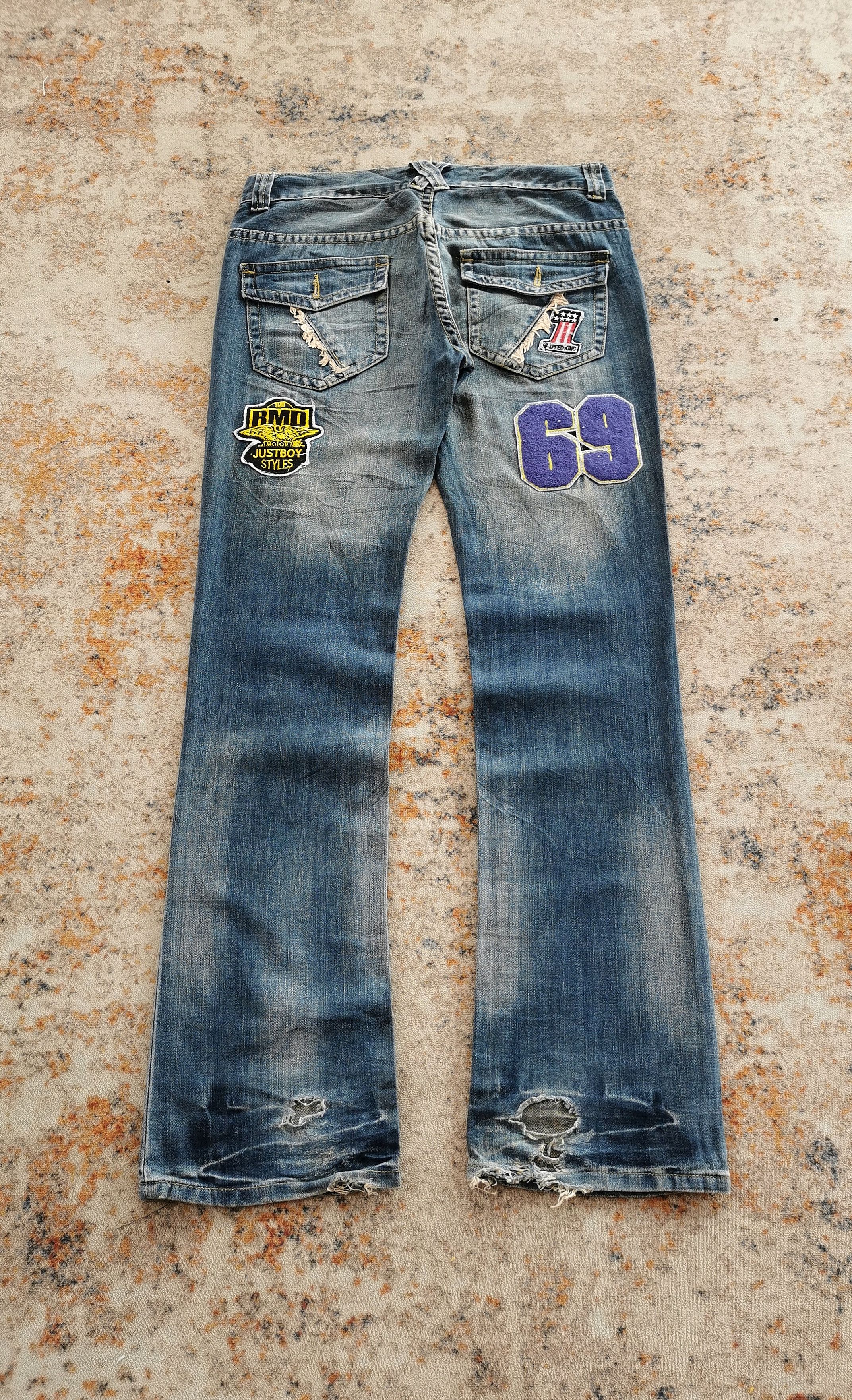 Kapital Realmind Flared Customized Vintage Patch Jeans Style KAPITAL Size US 31 - 2 Thumbnail