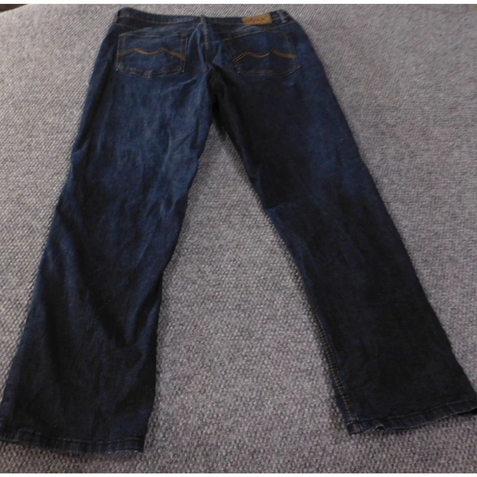 Vintage Urban Star Jeans 38x32 Jeans Mens Blue Dark Denim Retro Straight Star Distressed Pockets Zipper Regular Inseam 32"} Size US 38 / EU 54 - 7 Thumbnail