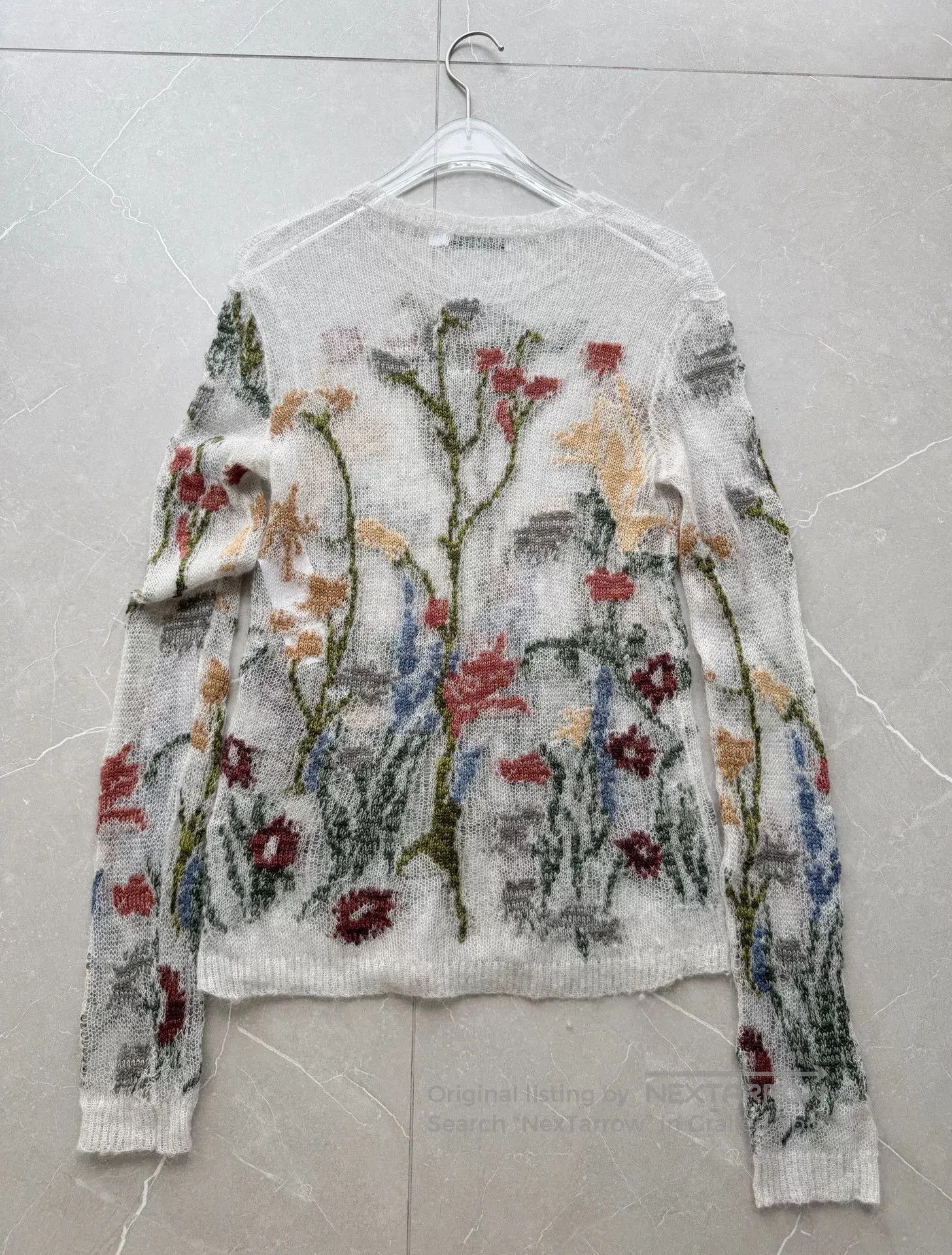 Dior Dior Couture Floral Print Sweater. Size XS / US 0-2 / IT 36-38 - 3 Thumbnail