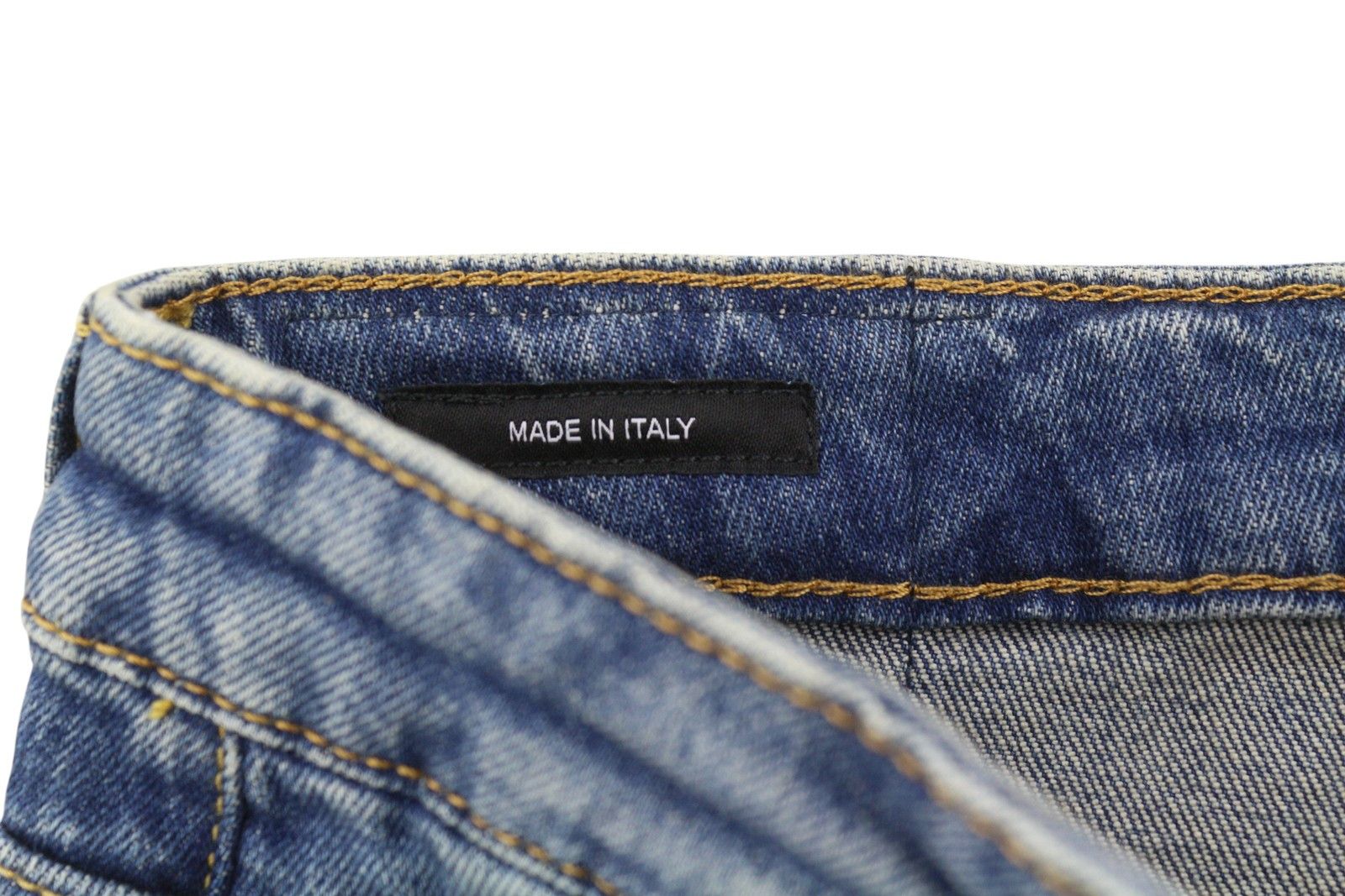 R13 BOY STRAIGHT 26 Cropped Ankle Washed Bue Kelly 84455 Size 26" / US 2 / IT 38 - 8 Thumbnail