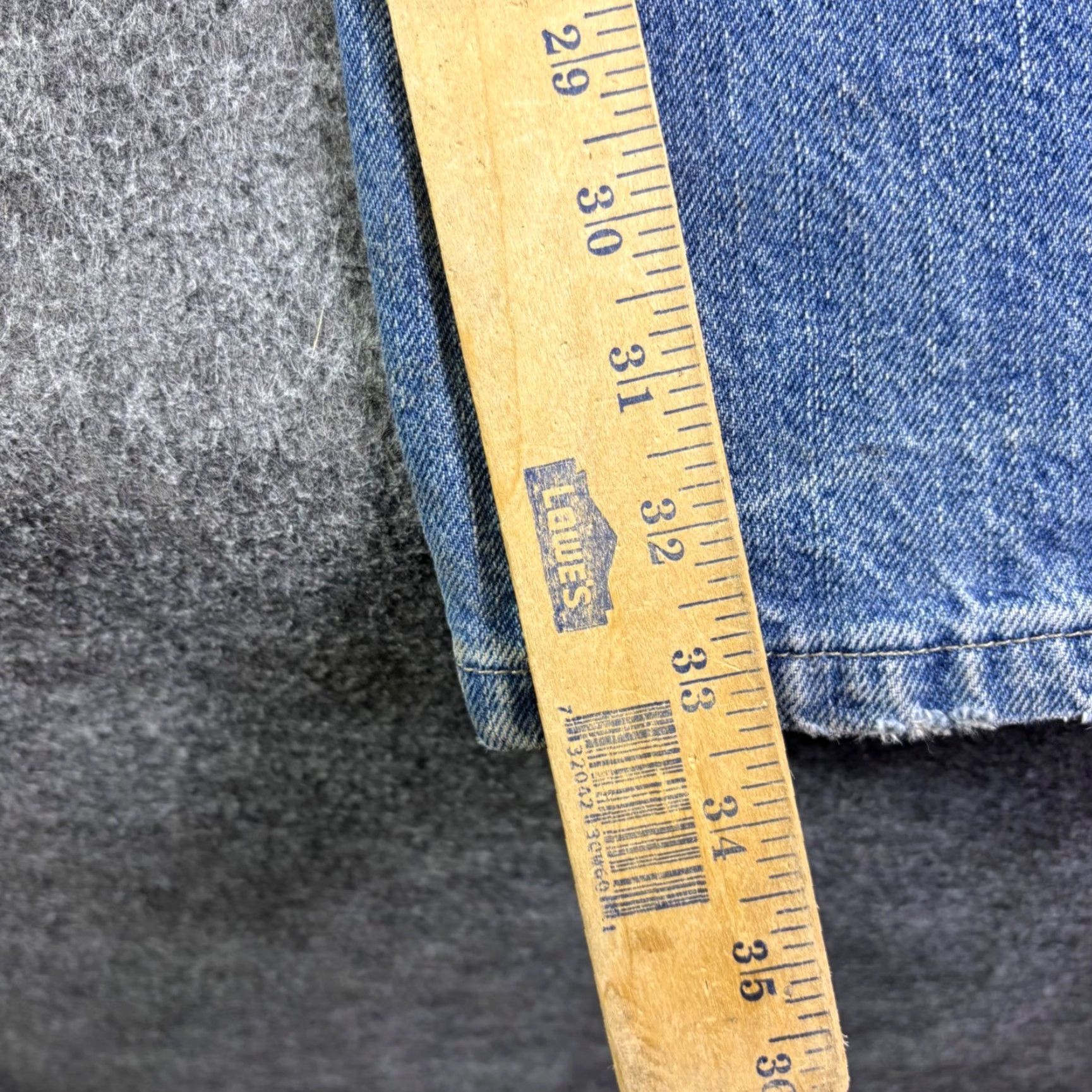 Dickies VINTAGE Dickies Jeans Mens Carpenter Blue Denim Workwear Relaxed Fit 36x33 Mens Size US 36 / EU 52 - 4 Thumbnail