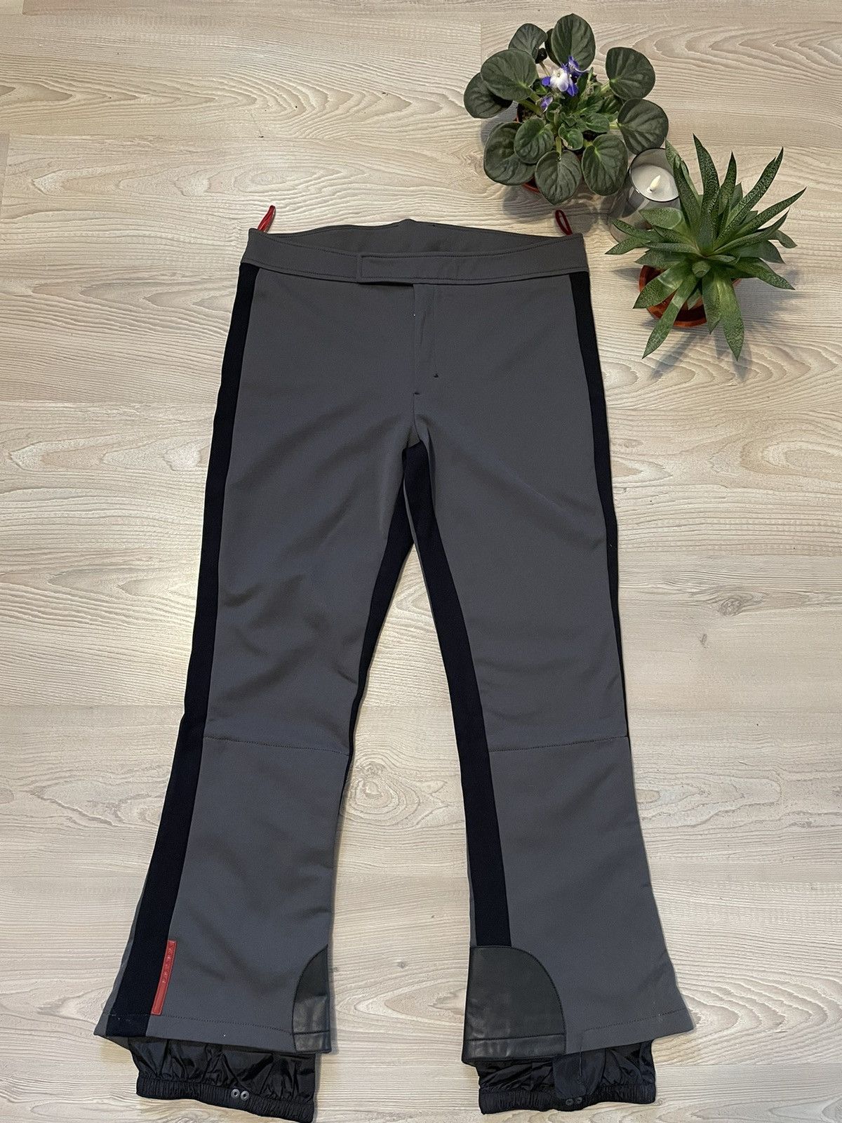 Image of Prada Vintage 2000S Archive Ski Pants in Dark Grey, Men's (Size 36)