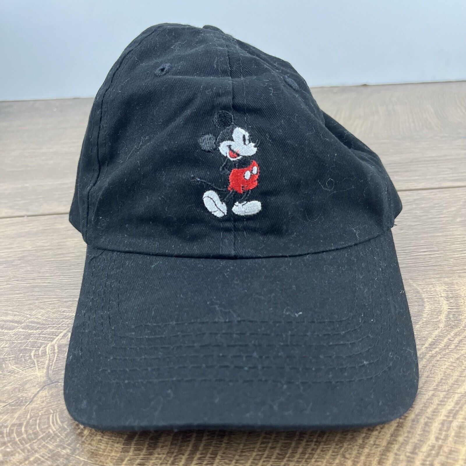 Other Mickey Mouse Hat Black Cap Adjustable Mickey Hat Black Adult Size ONE SIZE - 4 Thumbnail
