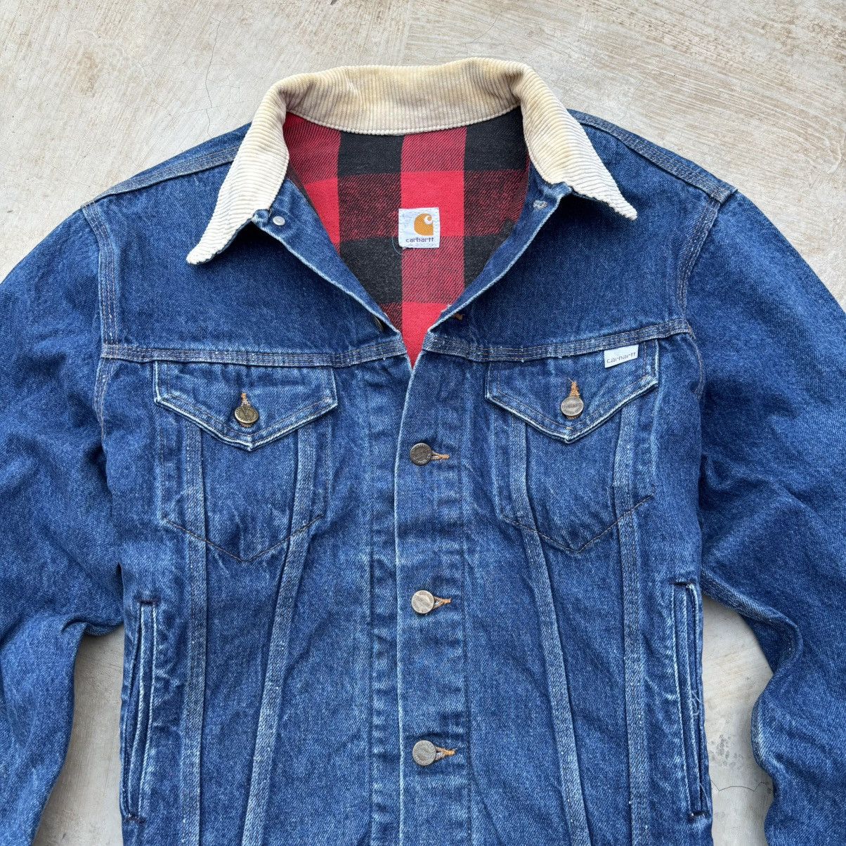 Carhartt Vintage 80s Carhartt Denim Trucker 100th Anniversary Size US M / EU 48-50 / 2 - 3 Thumbnail