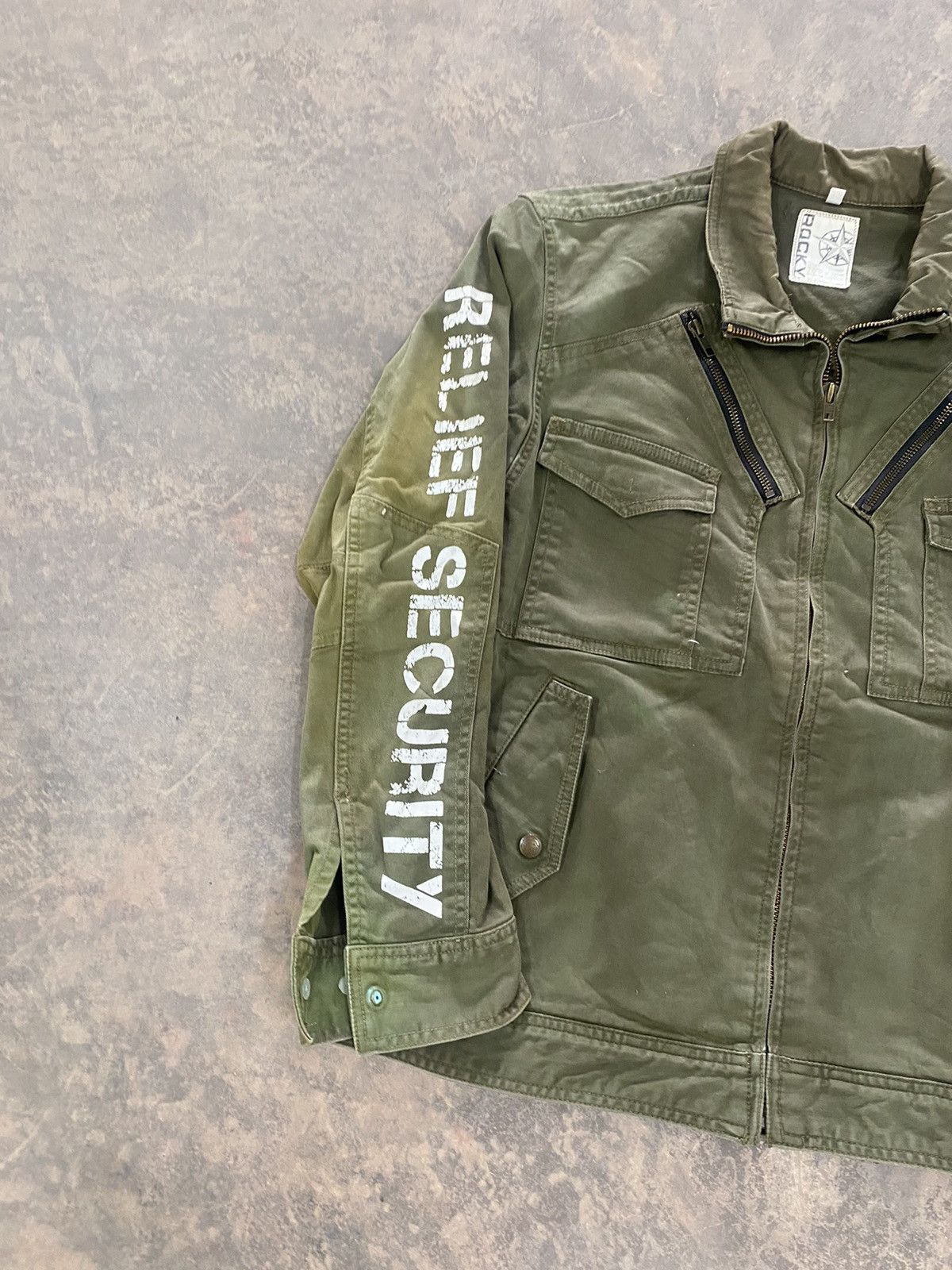 Japanese Brand Faded Rocky Military Gear Punk 80s Grunge Lgb Size US L / EU 52-54 / 3 - 18 Thumbnail