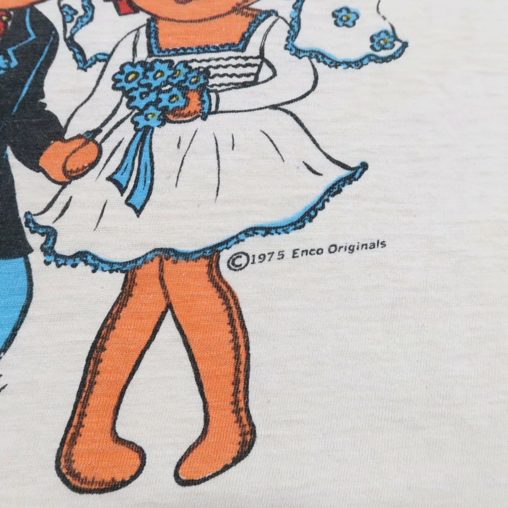 Vintage VINTAGE Raggedy Ann & Andy Shirt Mens Large White 70s Size US L / EU 52-54 / 3 - 3 Thumbnail