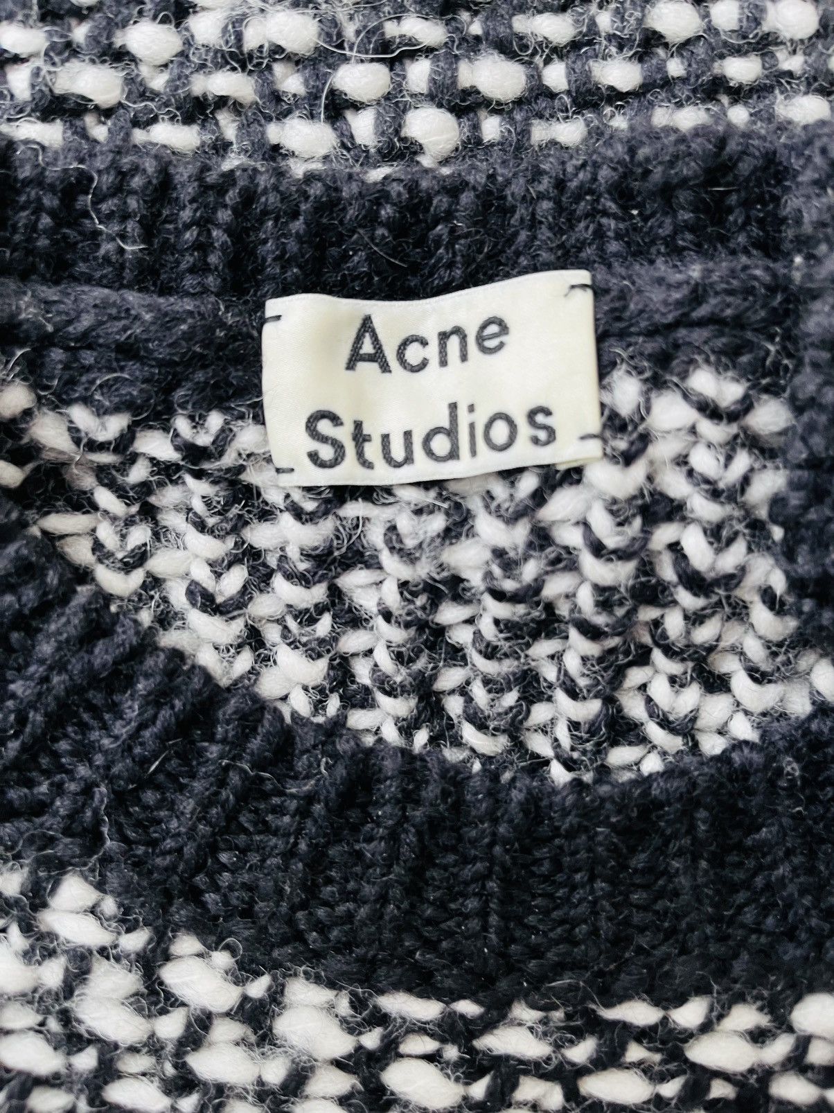 Acne Studios Black and White Sweater Size US S / EU 44-46 / 1 - 3 Thumbnail