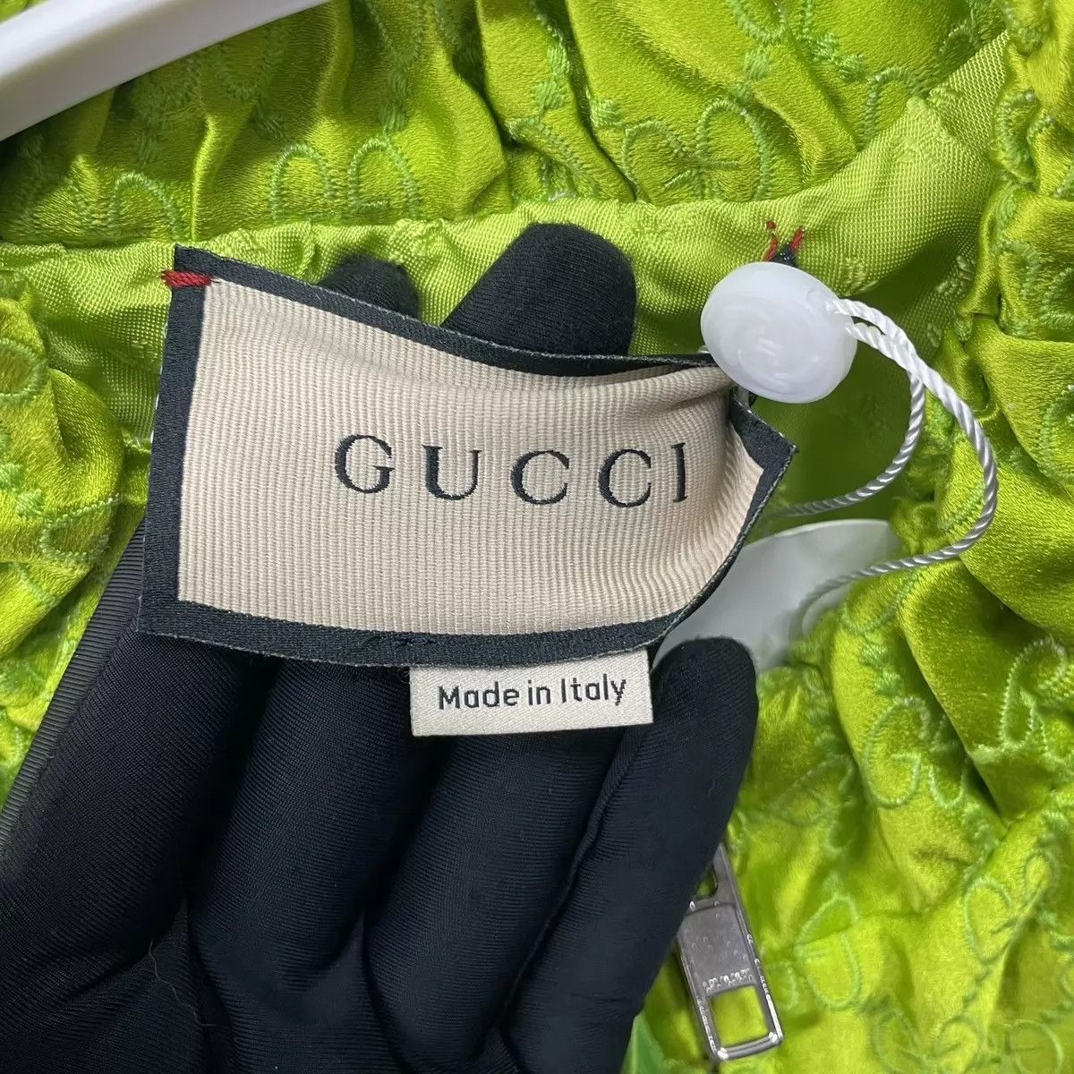 Gucci Gucci GG fluo green 3pc set jacket 38 cami shorts 30 Size XS / US 0-2 / IT 36-38 - 3 Thumbnail