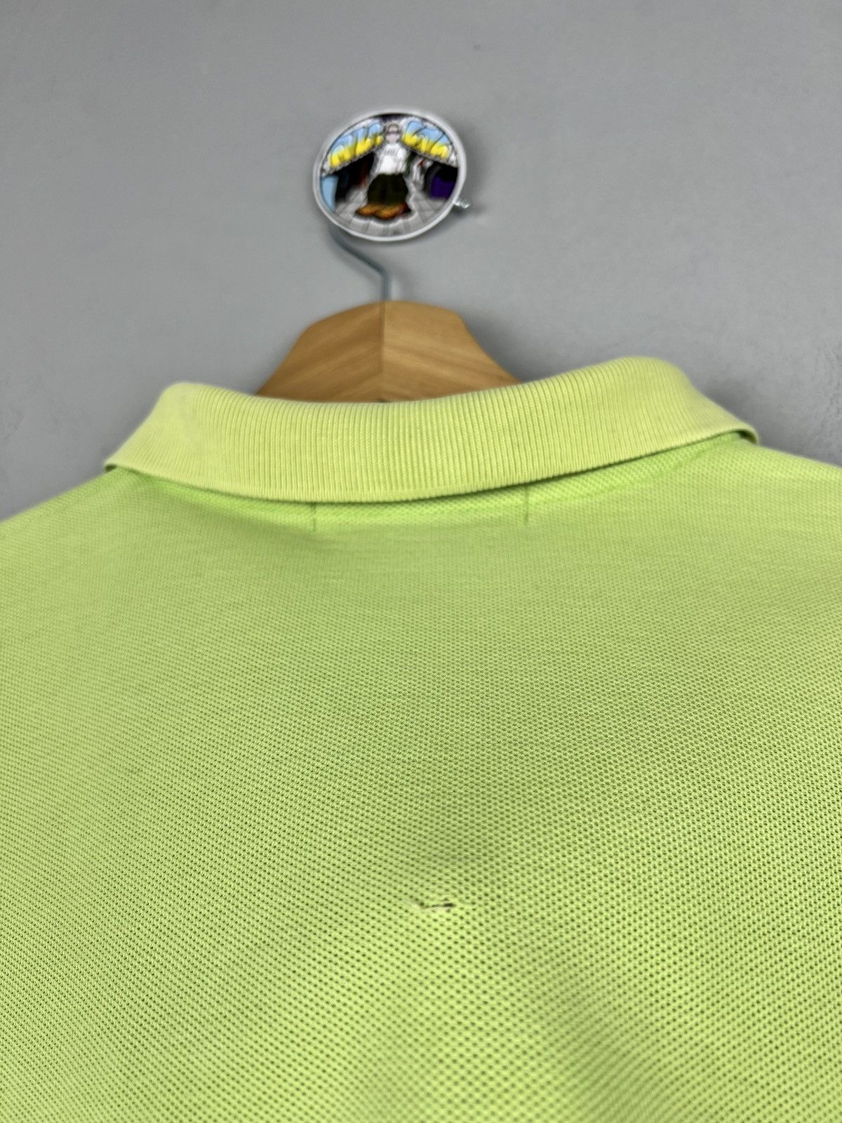 Designer × Yves Saint Laurent Yves Saint Laurent Classic Green Lime Polo small Logo Size US L / EU 52-54 / 3 - 3 Thumbnail