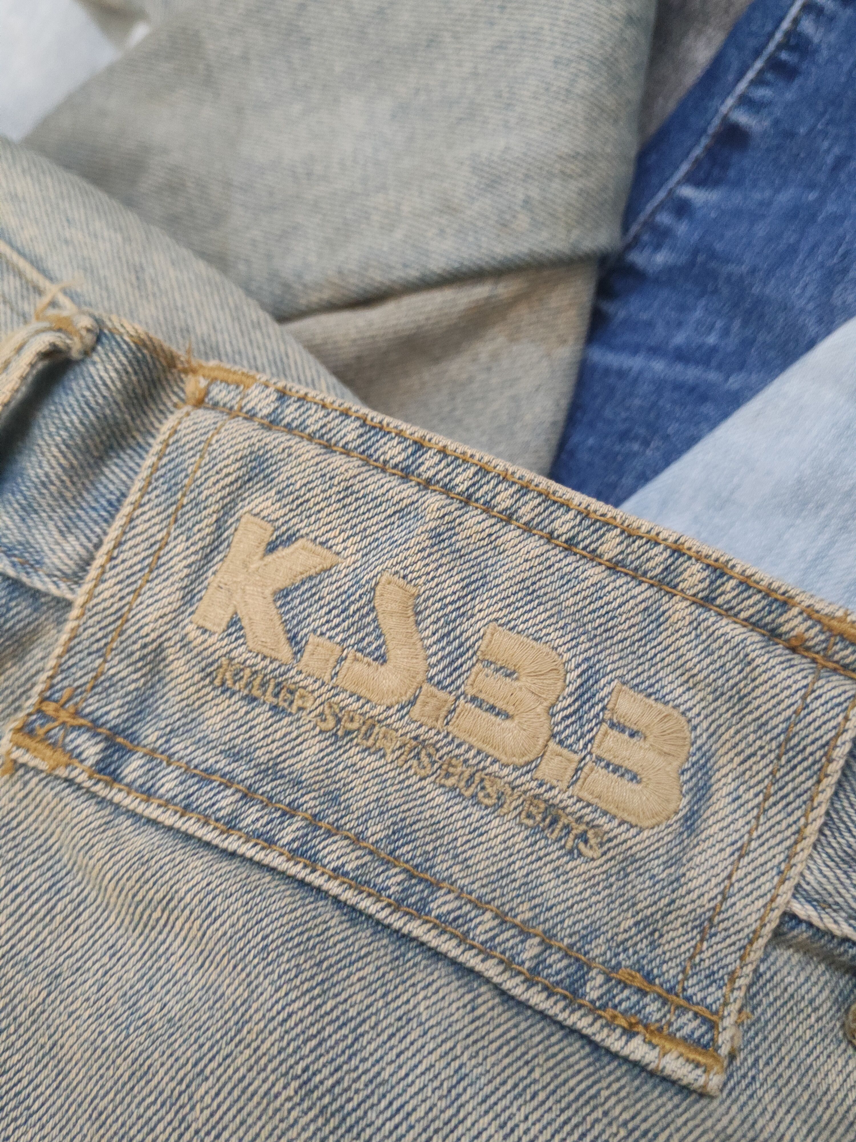 Japanese Brand K.S.B.B Light Blue Faded Distressed Ripped Jeans #W1612 Size US 30 / EU 46 - 15 Thumbnail