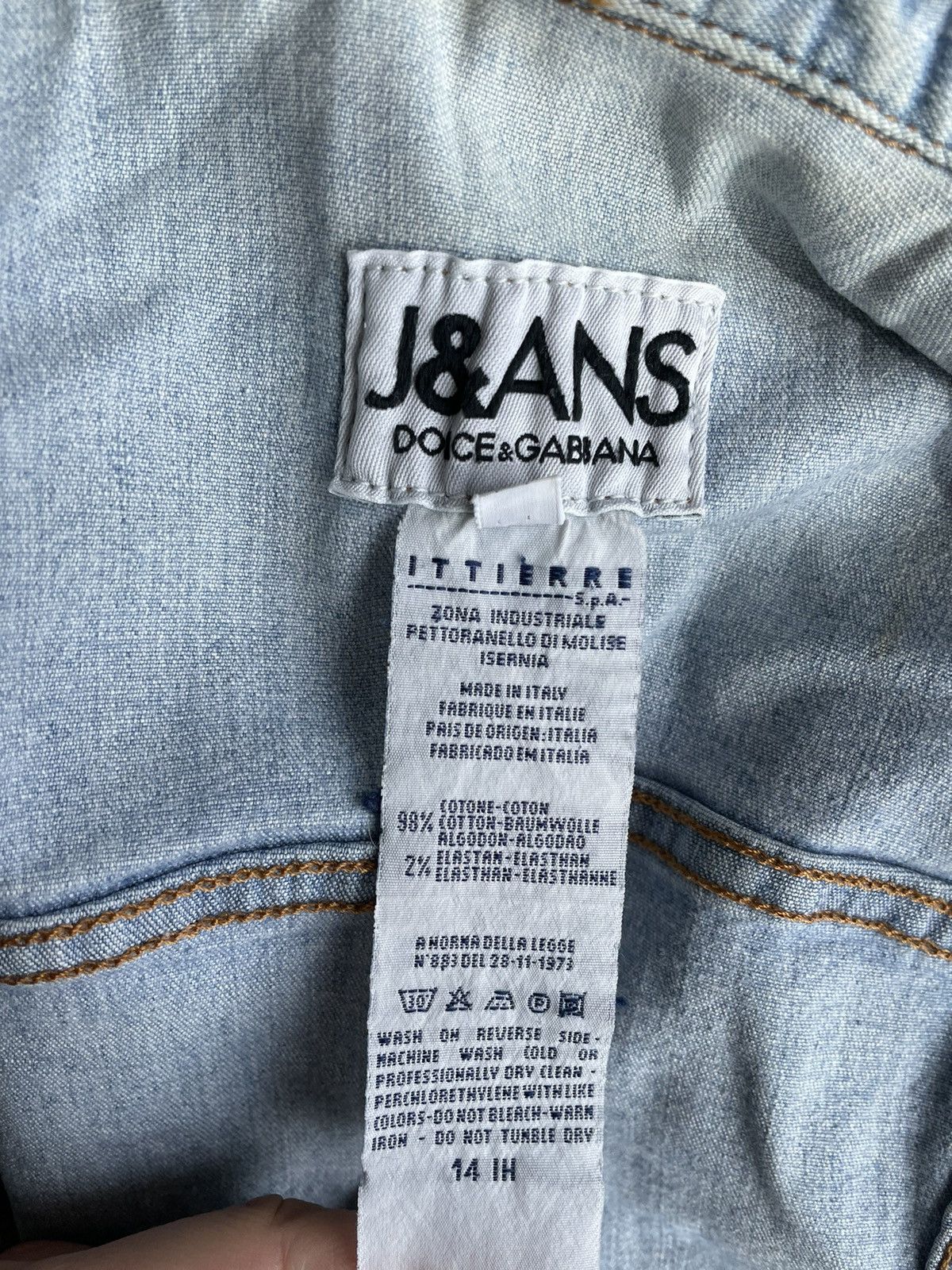 Dolce & Gabbana Dolce Gabbana denim shirt Size M / US 6-8 / IT 42-44 - 16 Thumbnail
