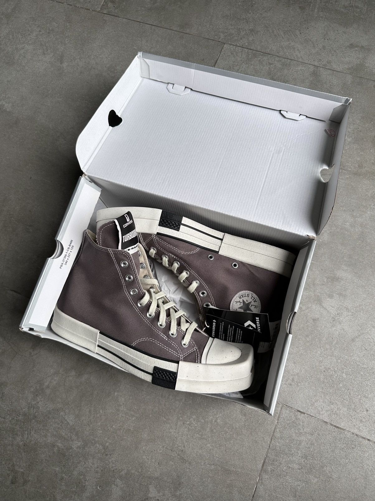 Rick Owens Rick Owens DRKSTAR HI Converse Size US 10 / EU 43 - 2 Thumbnail