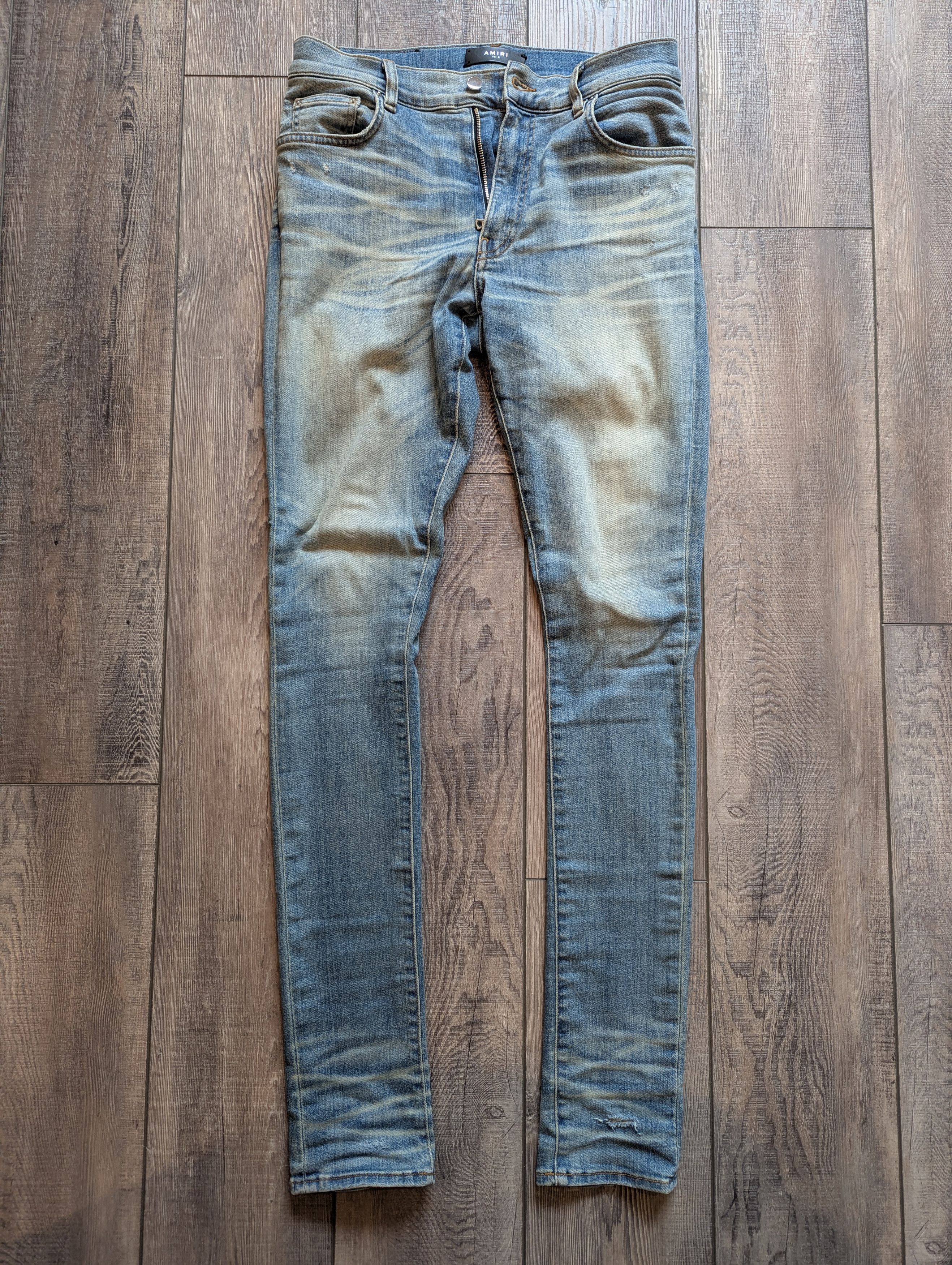 Amiri Amiri Stack Denim Jeans Sz 31 Size US 31 - 1 Thumbnail