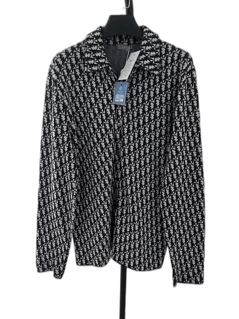 Dior Dior Logo Print Long Sleeve Shirt for Men Size US S / EU 44-46 / 1 - 1 Thumbnail