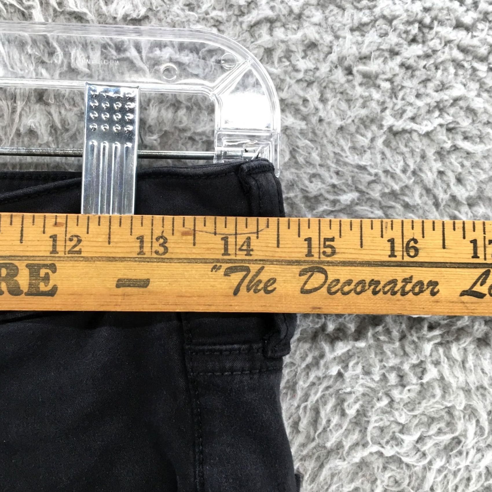 American Eagle Outfitters American Eagle Jegging Jeans Womens 6 Black High Rise Stretch Zip Shirt? Size 28" / US 6 / IT 42 - 5 Thumbnail
