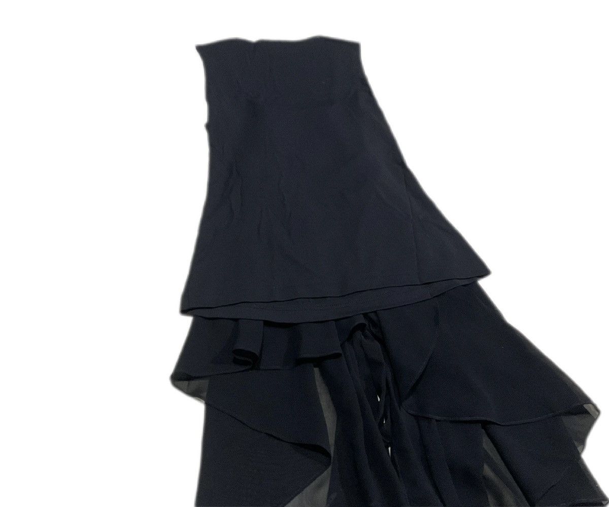 Designer × Japanese Brand 🔥Y2K Lautreamont Double Layer Ruffled Asymmetric Dress Size S / US 4 / IT 40 - 7 Thumbnail