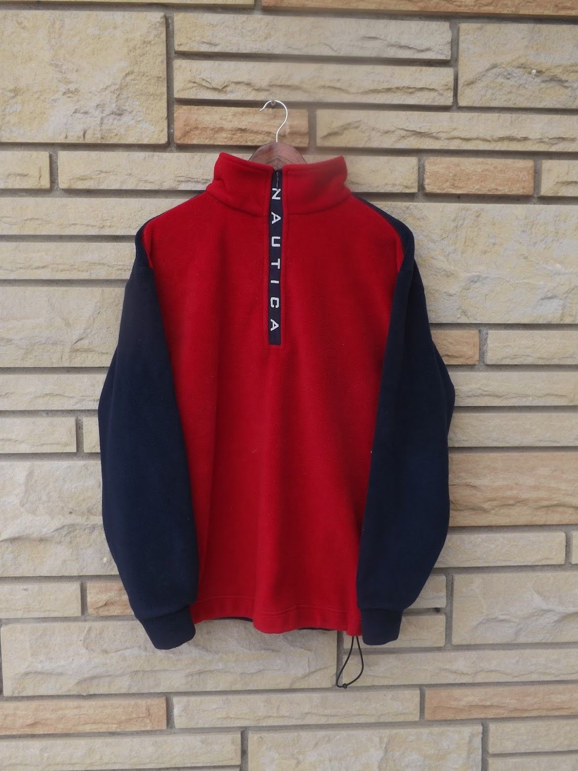 Nautica Vintage 90s Nautica USA Fleece Pullover Size US S / EU 44-46 / 1 - 1 Thumbnail