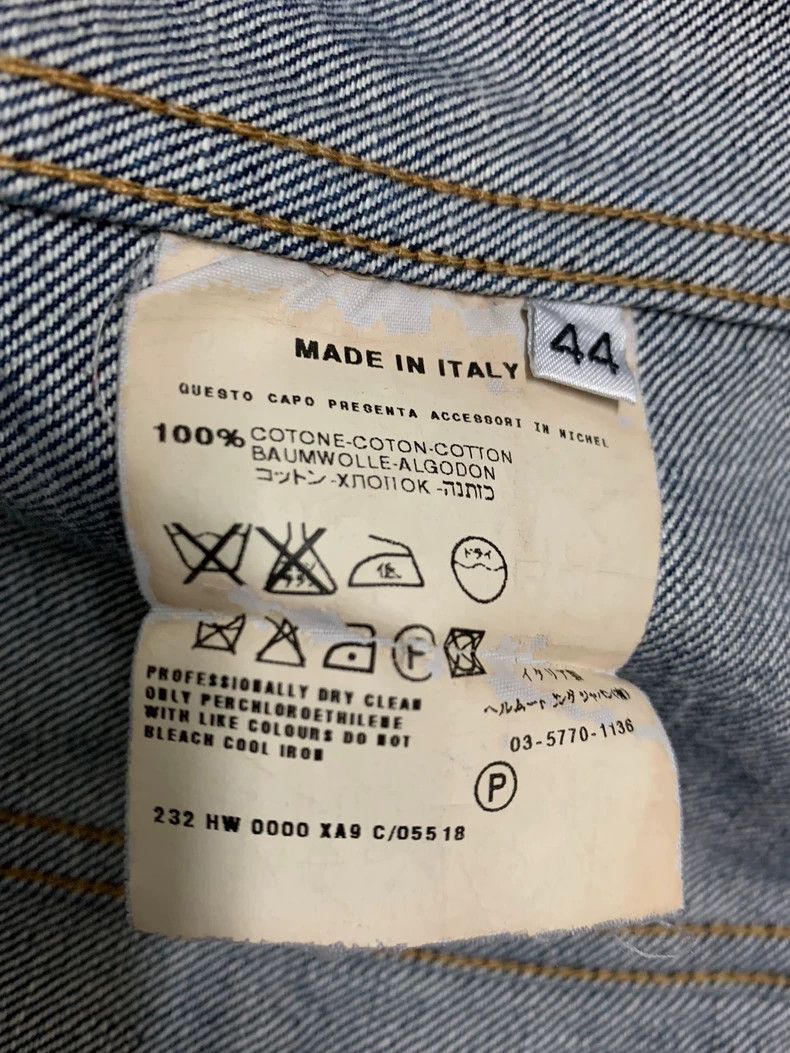 Helmut Lang HELMUT LANG size44 Classic short denim jacket Size US S / EU 44-46 / 1 - 4 Thumbnail