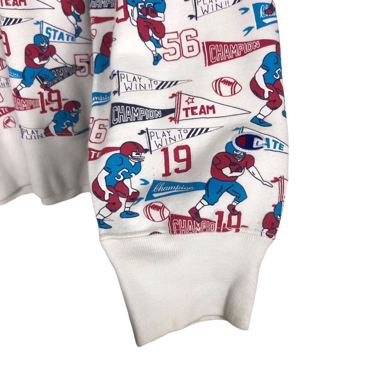 Champion × Japanese Brand × Vintage Vintage Champion Full Print Rare Baseball Rugby Large Size US L / EU 52-54 / 3 - 9 Thumbnail