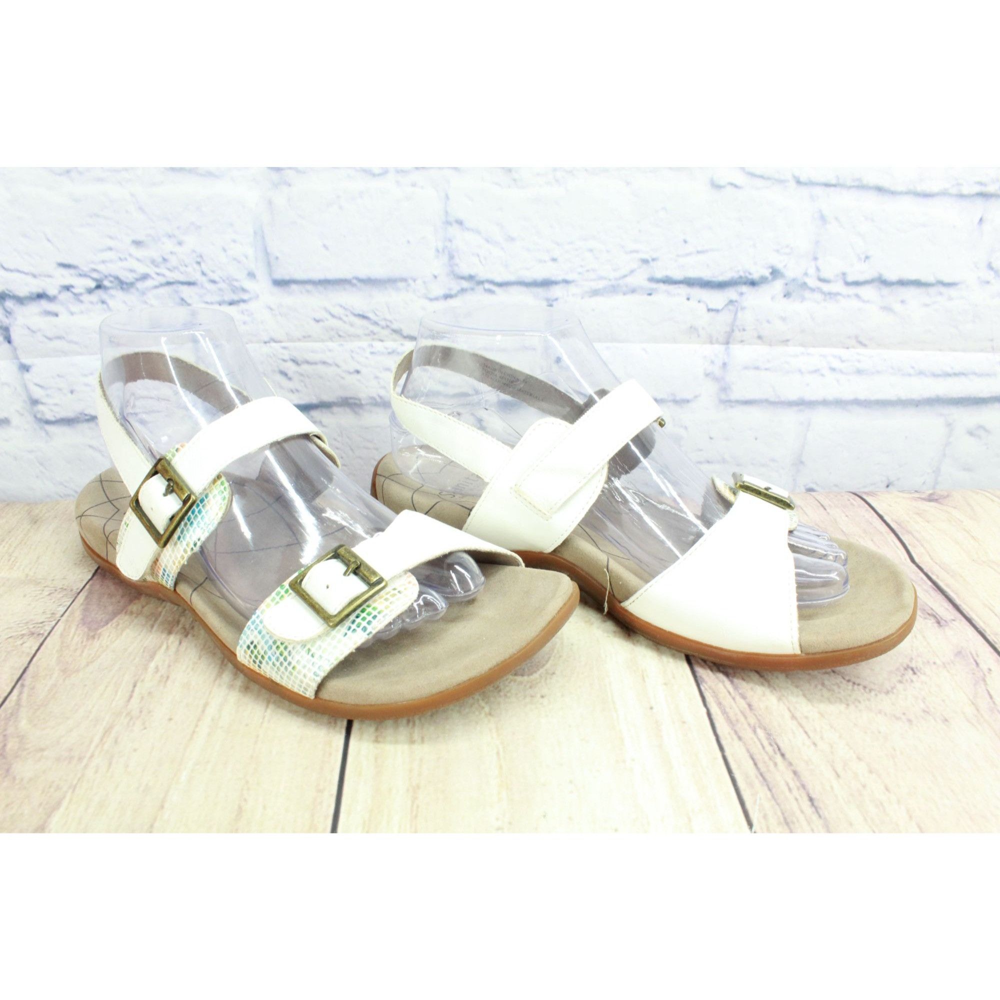 Leather × Other Sanita Women's Catalina Candace Flat Sandal White Size 8 Size US 8 / IT 38 - 3 Thumbnail