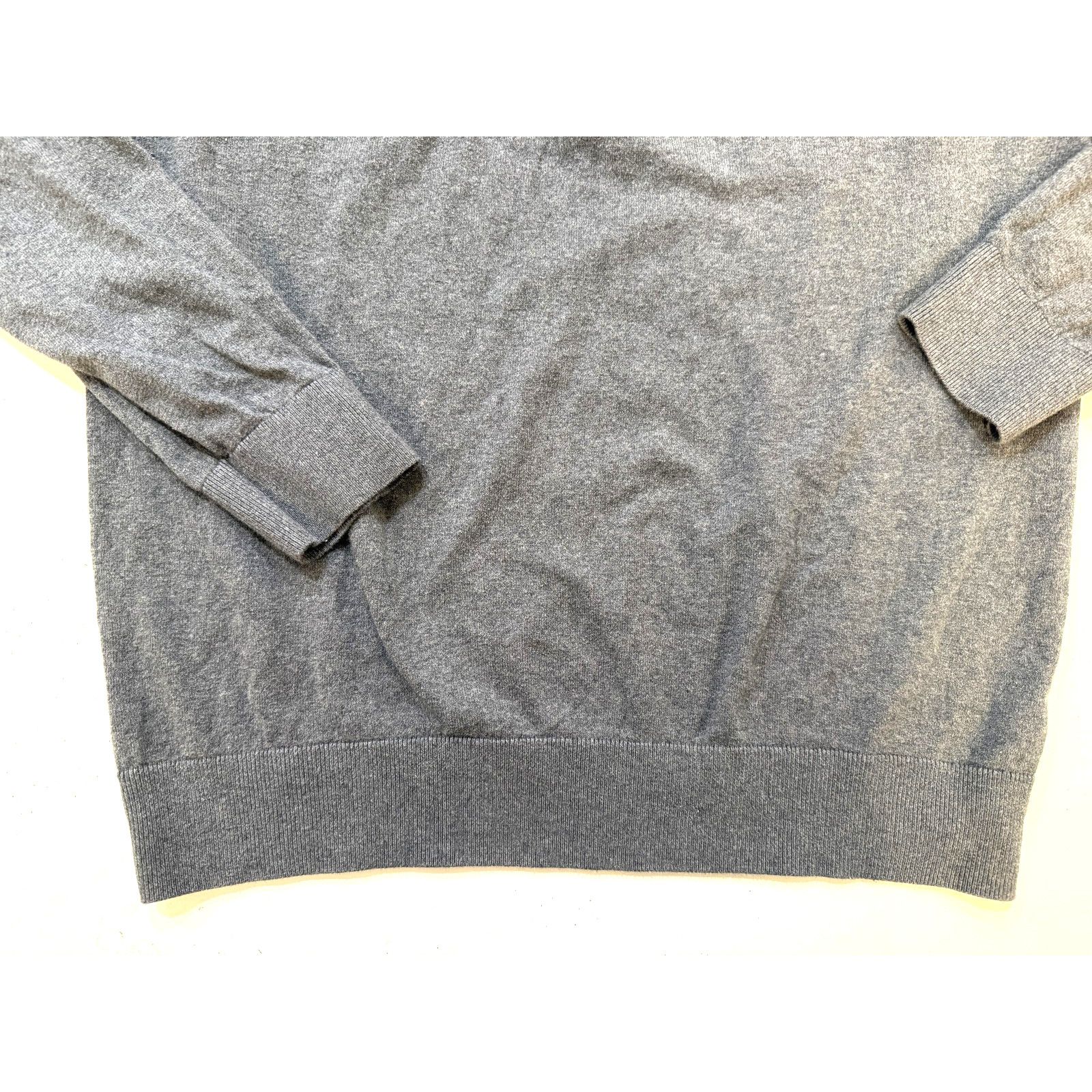 Gap Vintage GAP Sweater Mens Medium Half Zip Gray Pullover Size US M / EU 48-50 / 2 - 3 Thumbnail