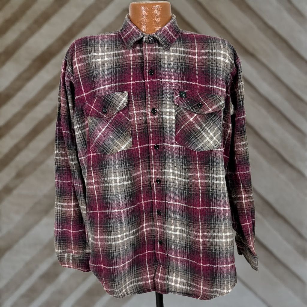 Vintage VINTAGE Codet Flannel Shirt Large Crewneck? (Note: Original structure preserved) Size US L / EU 52-54 / 3 - 1 Thumbnail