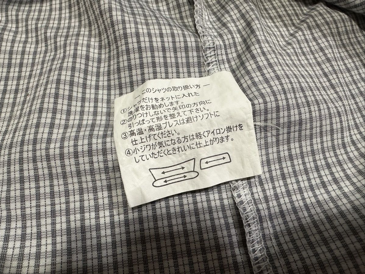 Yohji Yamamoto 🔥Vintage Sacsny Y’Saccs Yohji Yamamoto Shirt Ls Grid Size US L / EU 52-54 / 3 - 6 Thumbnail
