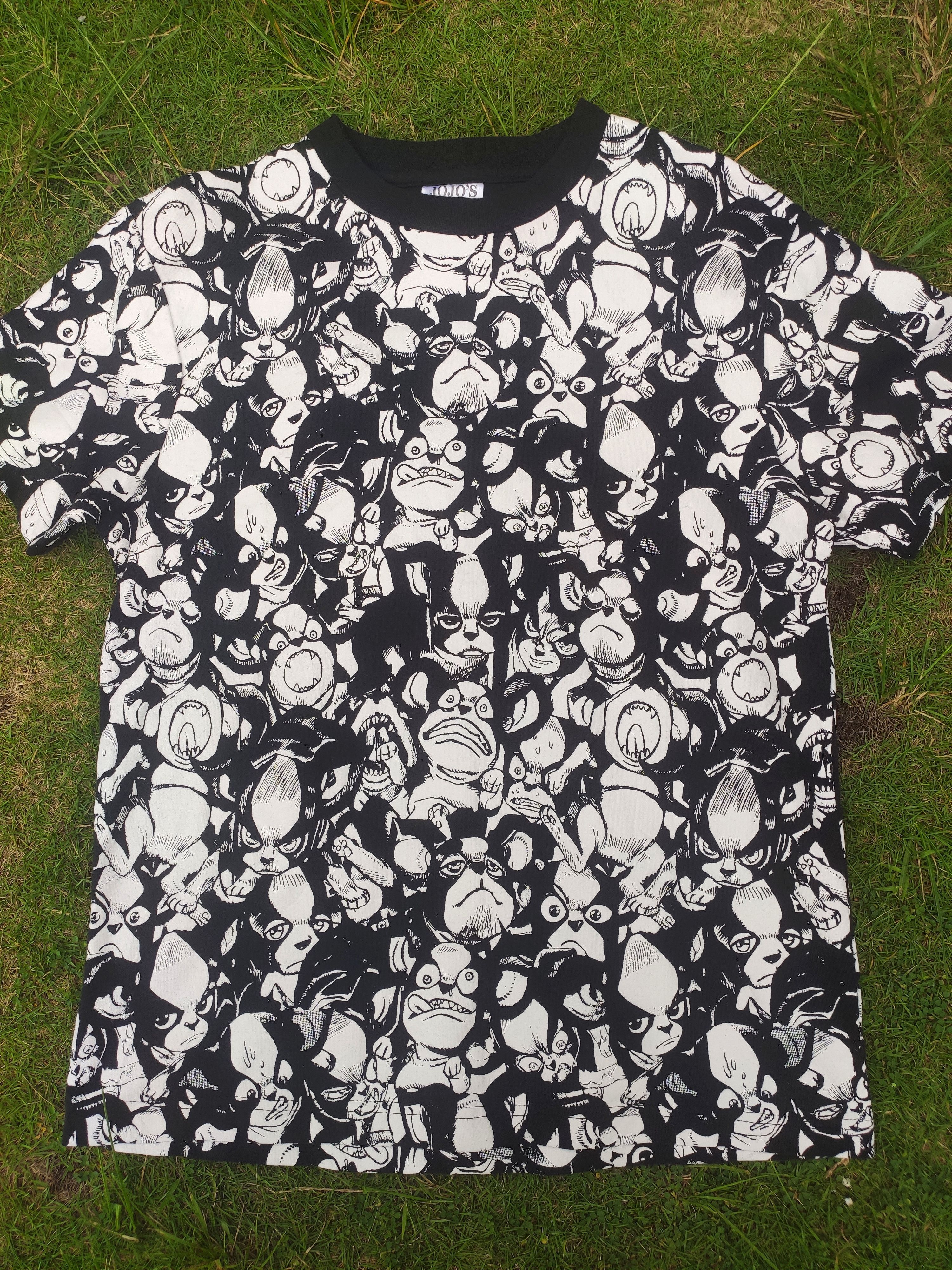 Anime × Japanese Brand × Vintage Jojo's Bizarre Adventure Overprinted Tee Size US S / EU 44-46 / 1 - 2 Thumbnail