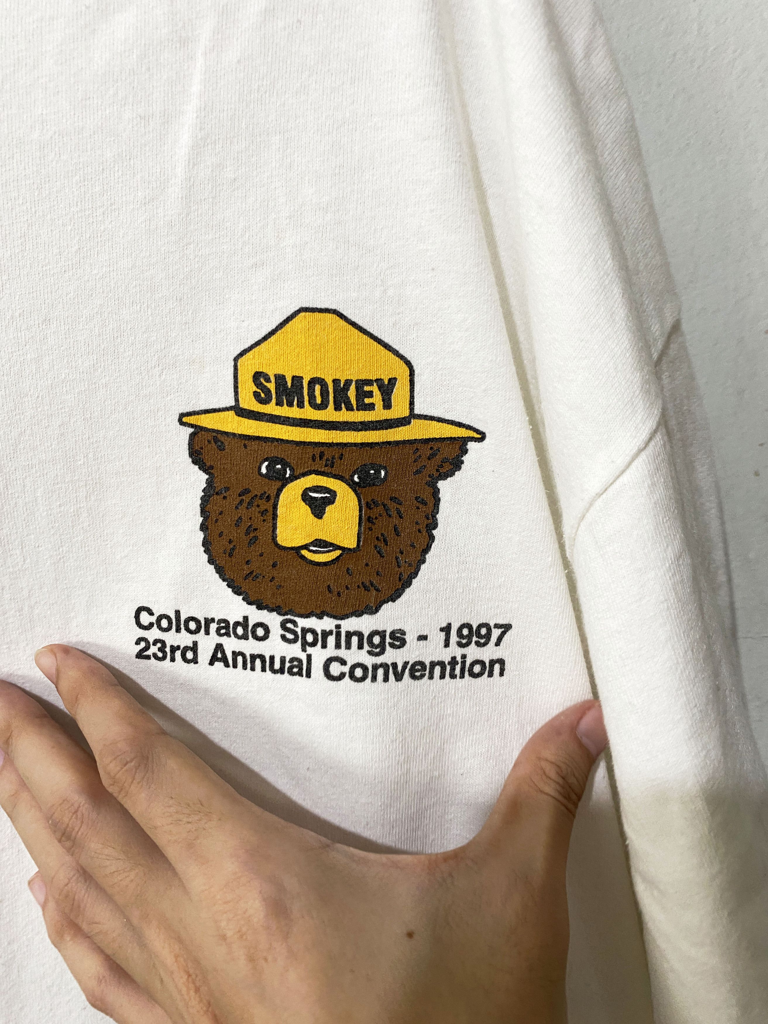 Vintage Vintage 90s Smokey Bear Shirt Size US XL / EU 56 / 4 - 4 Thumbnail