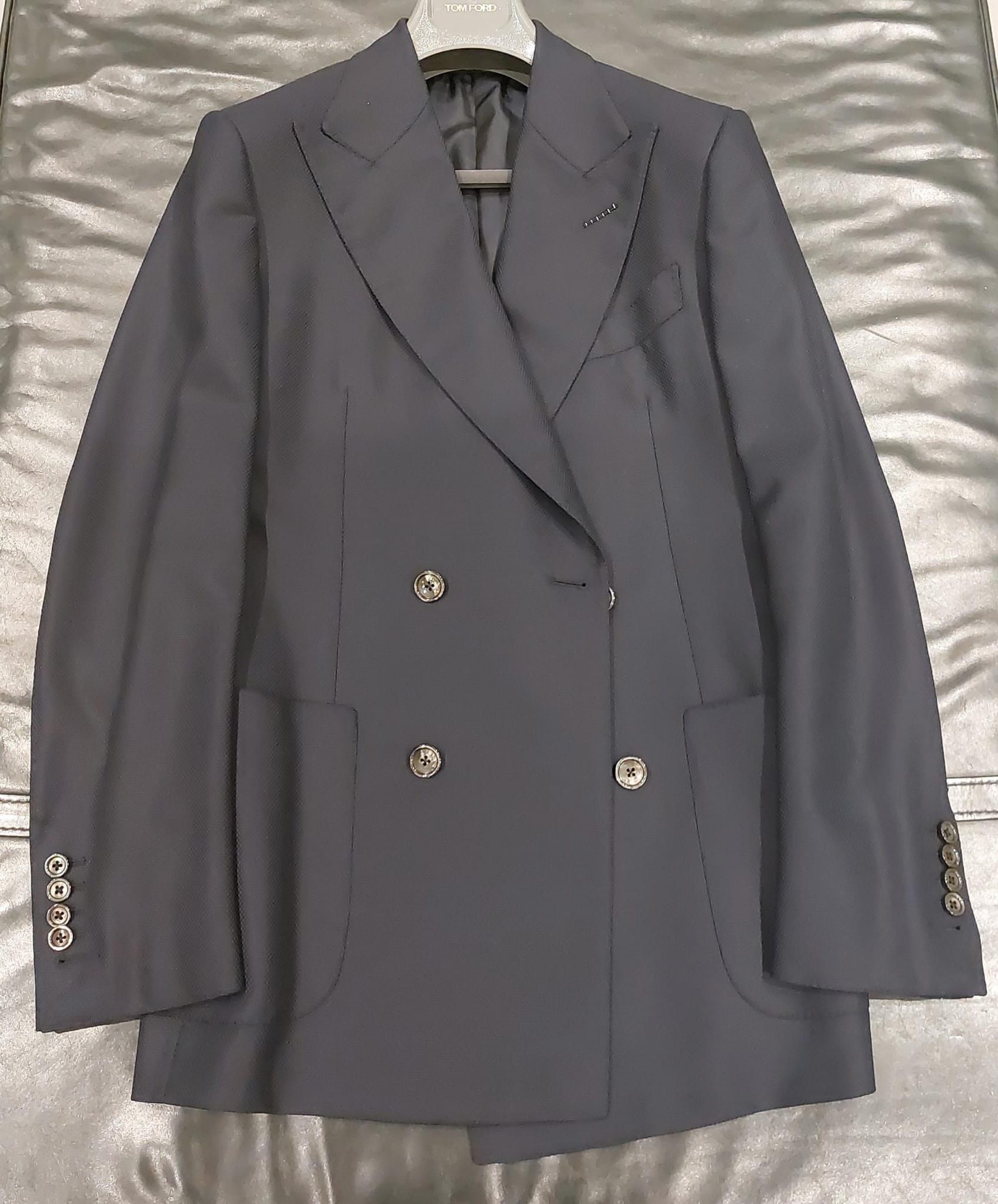Tom Ford o1loc1c0724 Giacca Jacket in Dark Grey Size US S / EU 44-46 / 1 - 1 Thumbnail
