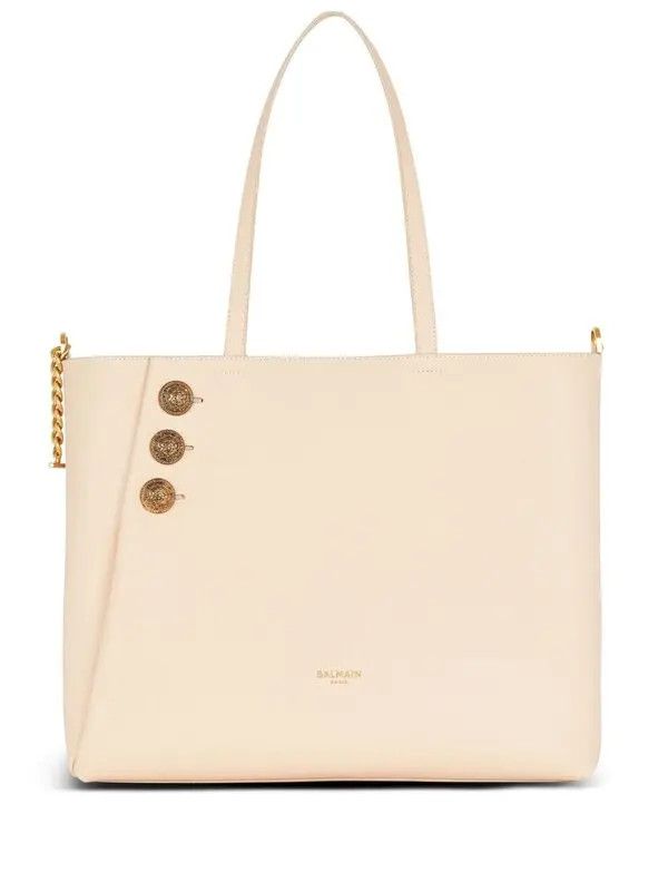 Balmain o1s1wg111225 Size:OS/ Embleme Tote Bag in Pink Size ONE SIZE - 1 Thumbnail