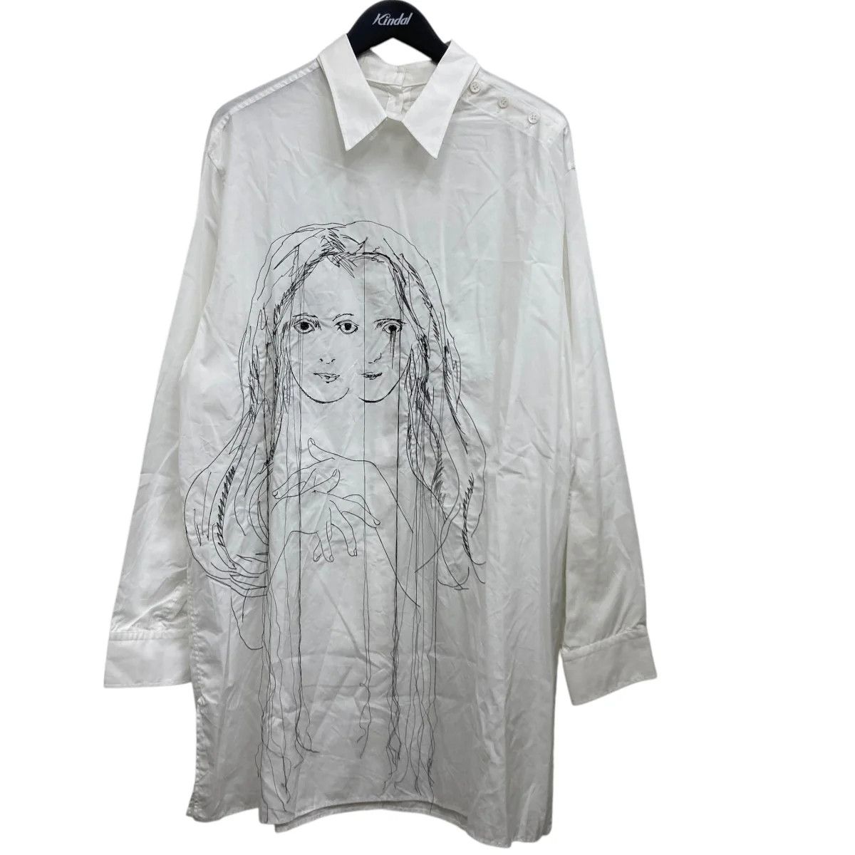 Yohji Yamamoto Yohji Yamamoto pour homme Uchida Suzume Embroidered shirt Size US L / EU 52-54 / 3 - 1 Thumbnail