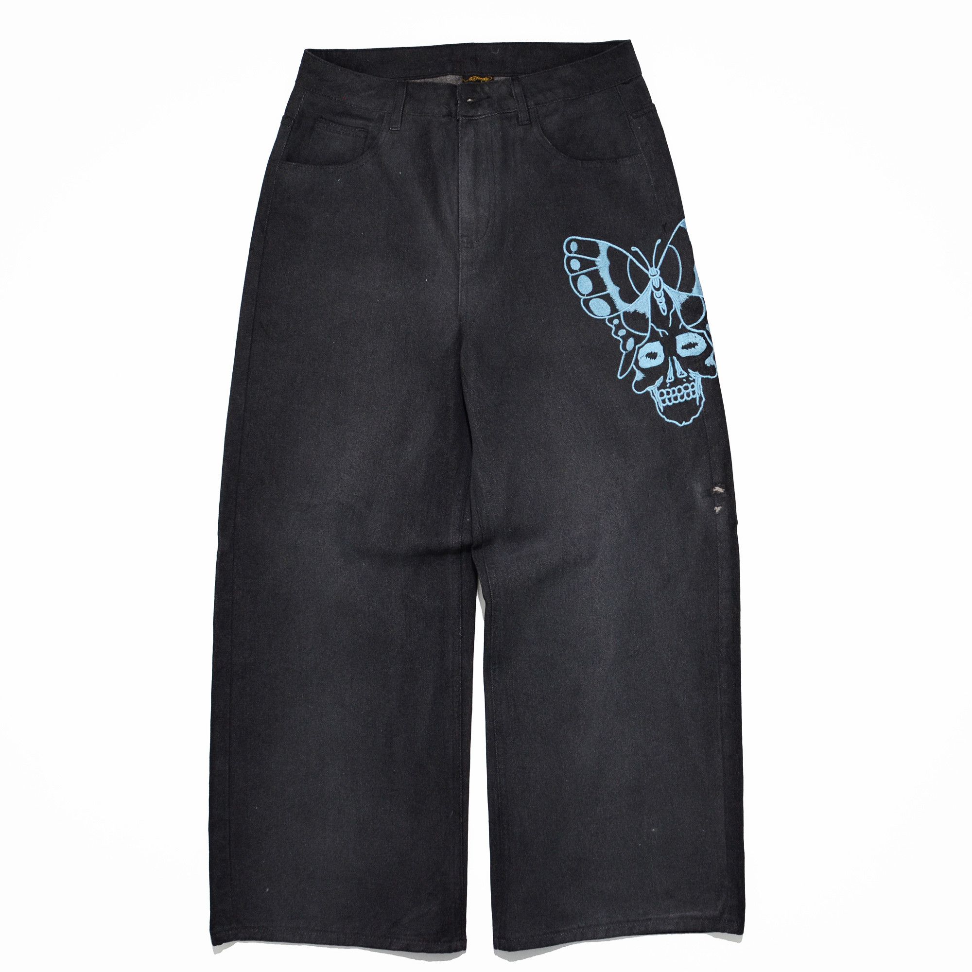 Ed Hardy [Defects & Button Lost] Ed Hardy Jeans Baggy Streetwear Size US 32 / EU 48 - 1 Thumbnail
