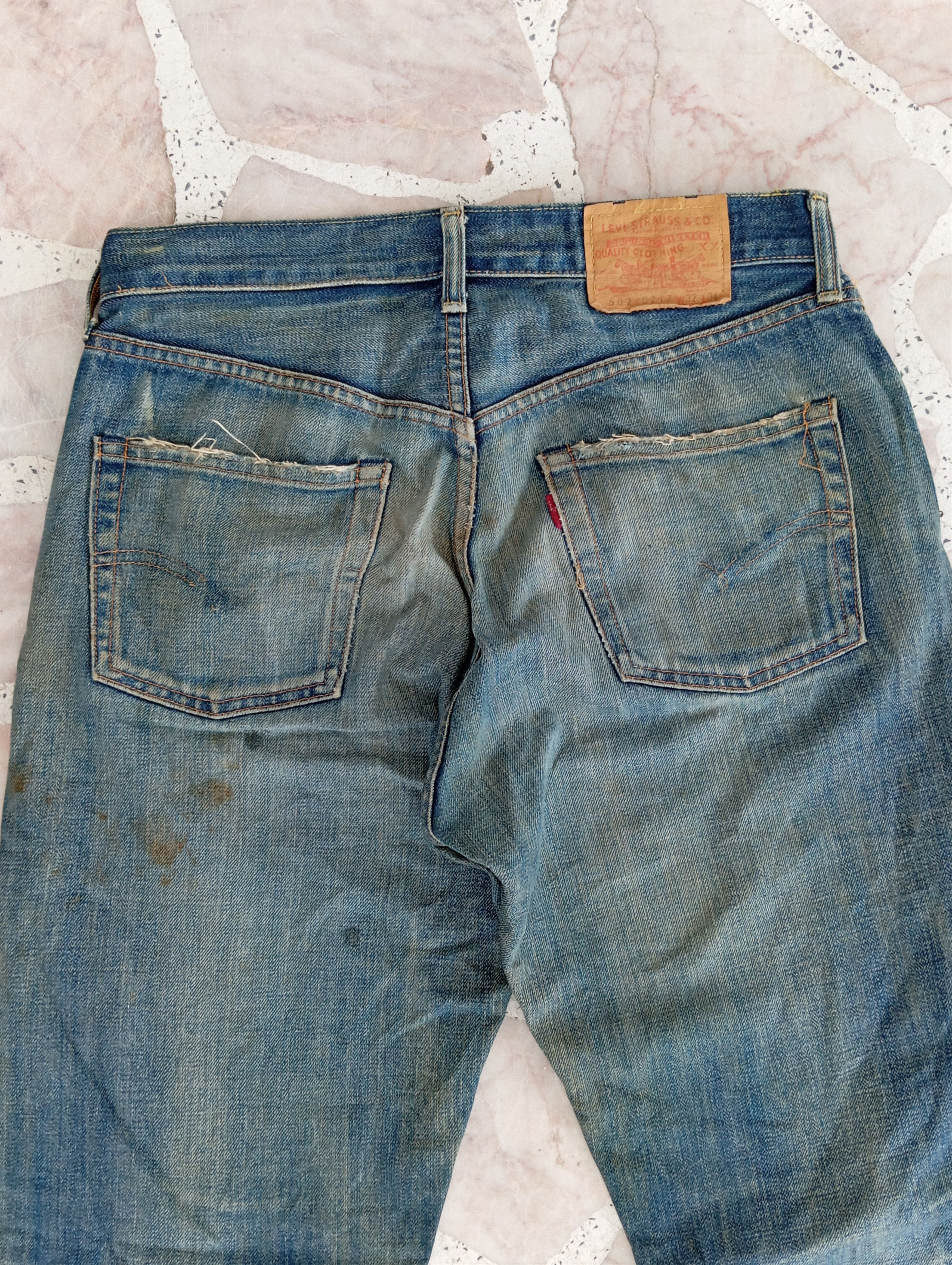 Levi's Distressed Selvedge Levis Denim Size US 32 / EU 48 - 7 Thumbnail