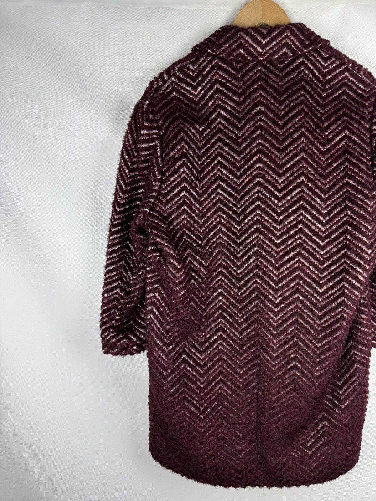 Just Cavalli × Roberto Cavalli Just Cavalli Wool / Alpaca Zig Zag Patterned Coat Jacket Size XS / US 0-2 / IT 36-38 - 16 Thumbnail
