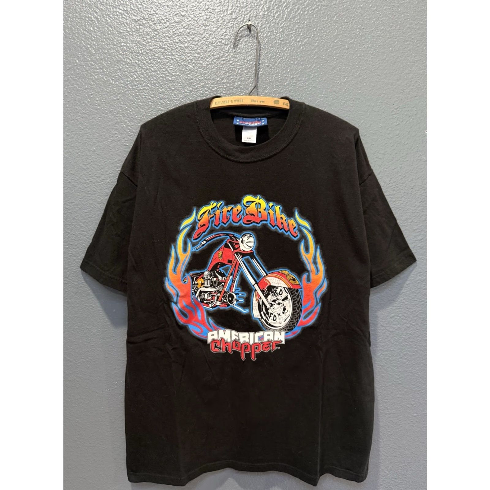 Vintage VINTAGE American Choppers Black Tee Shirt Motorcycle XL Men’s Short Sleeve T-Shirt Mens Regular Size XL Black 9/10 Condition Size US XL / EU 56 / 4 - 3 Thumbnail